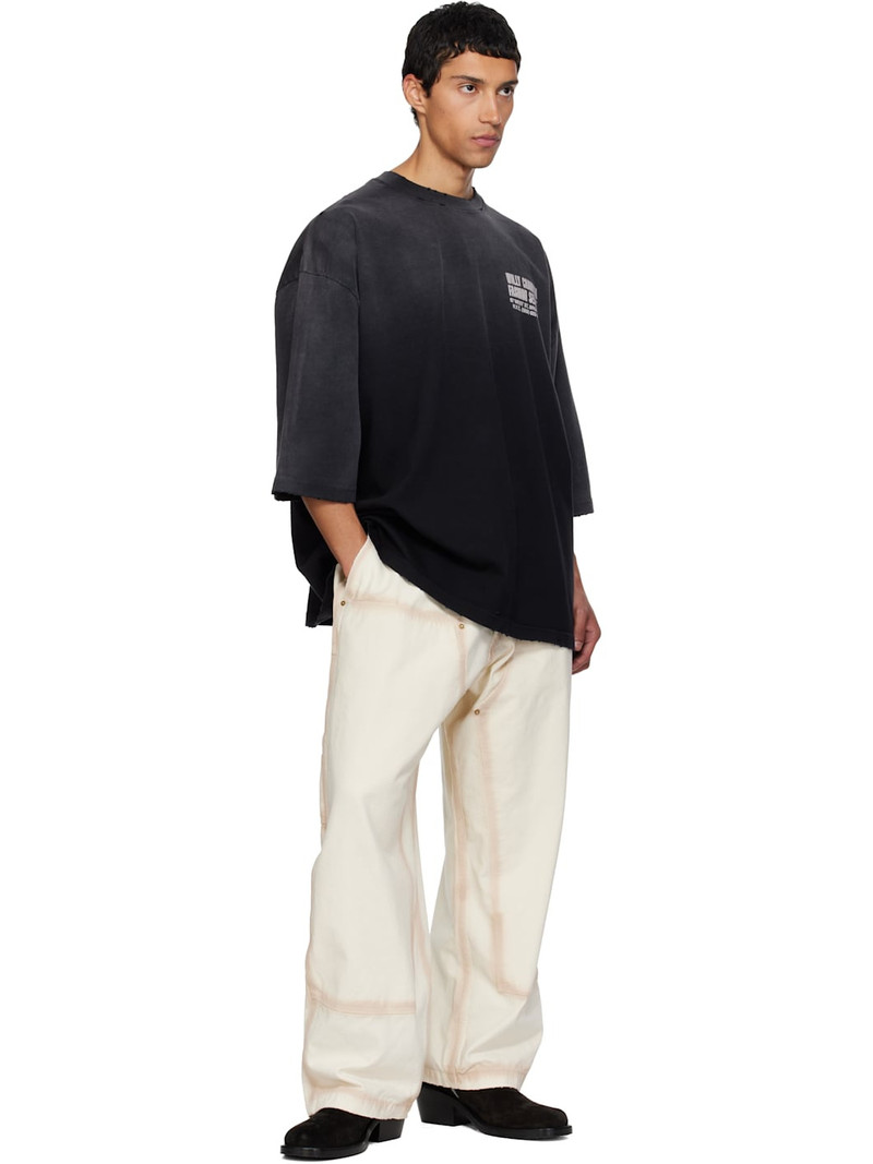 WILLY CHAVARRIA Black 'Fashion Services' Buffalo T-shirt outlook