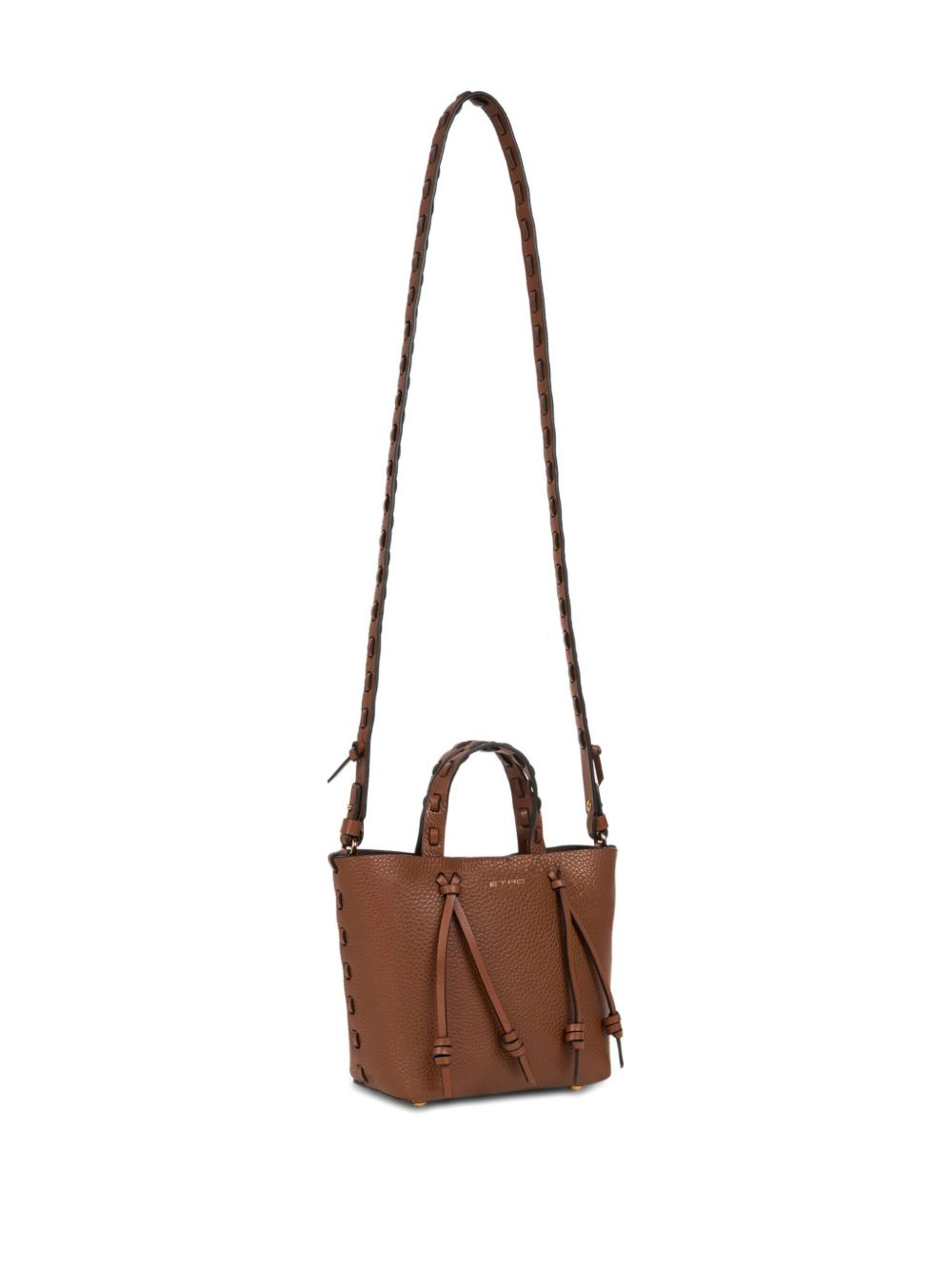 knotted leather mini bag - 2