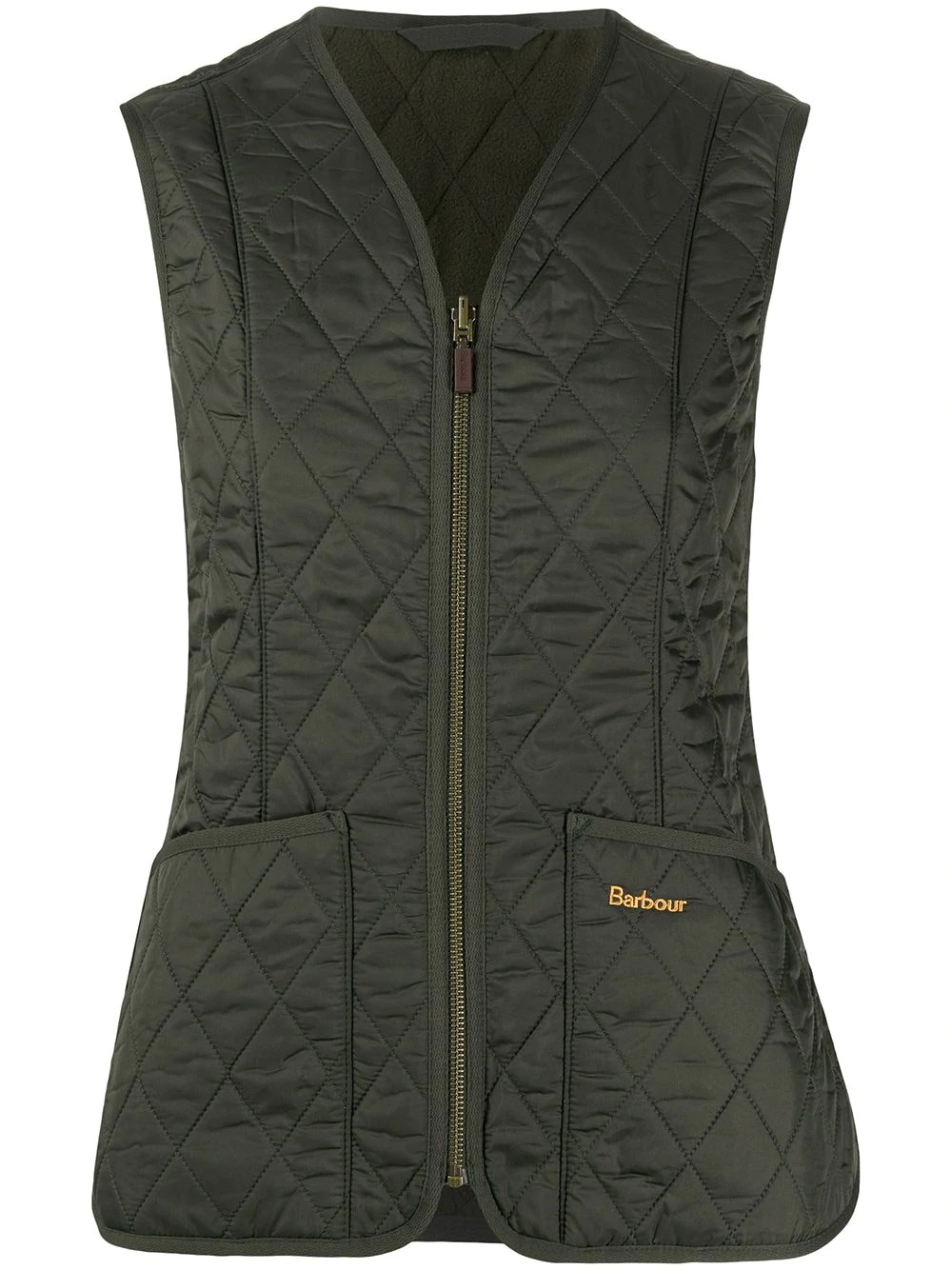 quilted gilet - 1