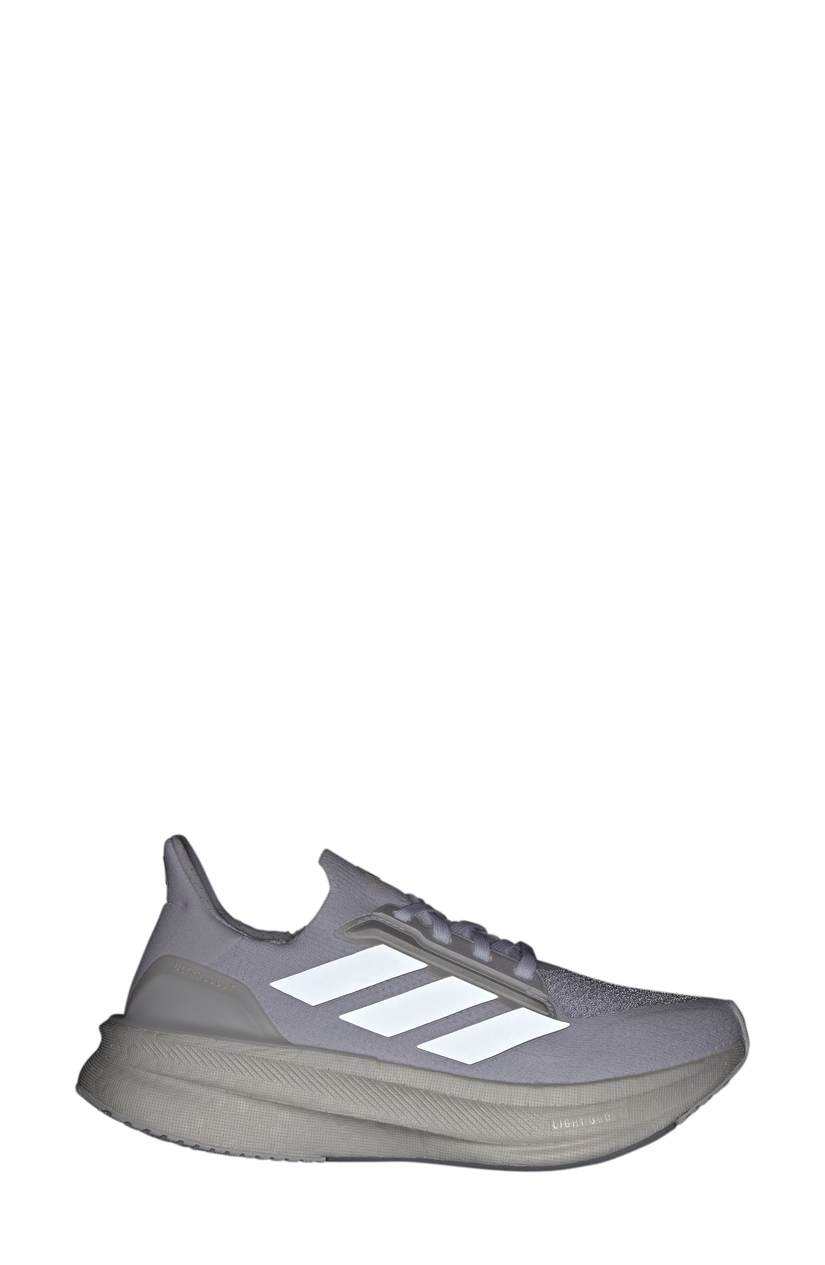 adidas Ultraboost 5 Running Shoe in White/White/Black at Nordstrom - 9