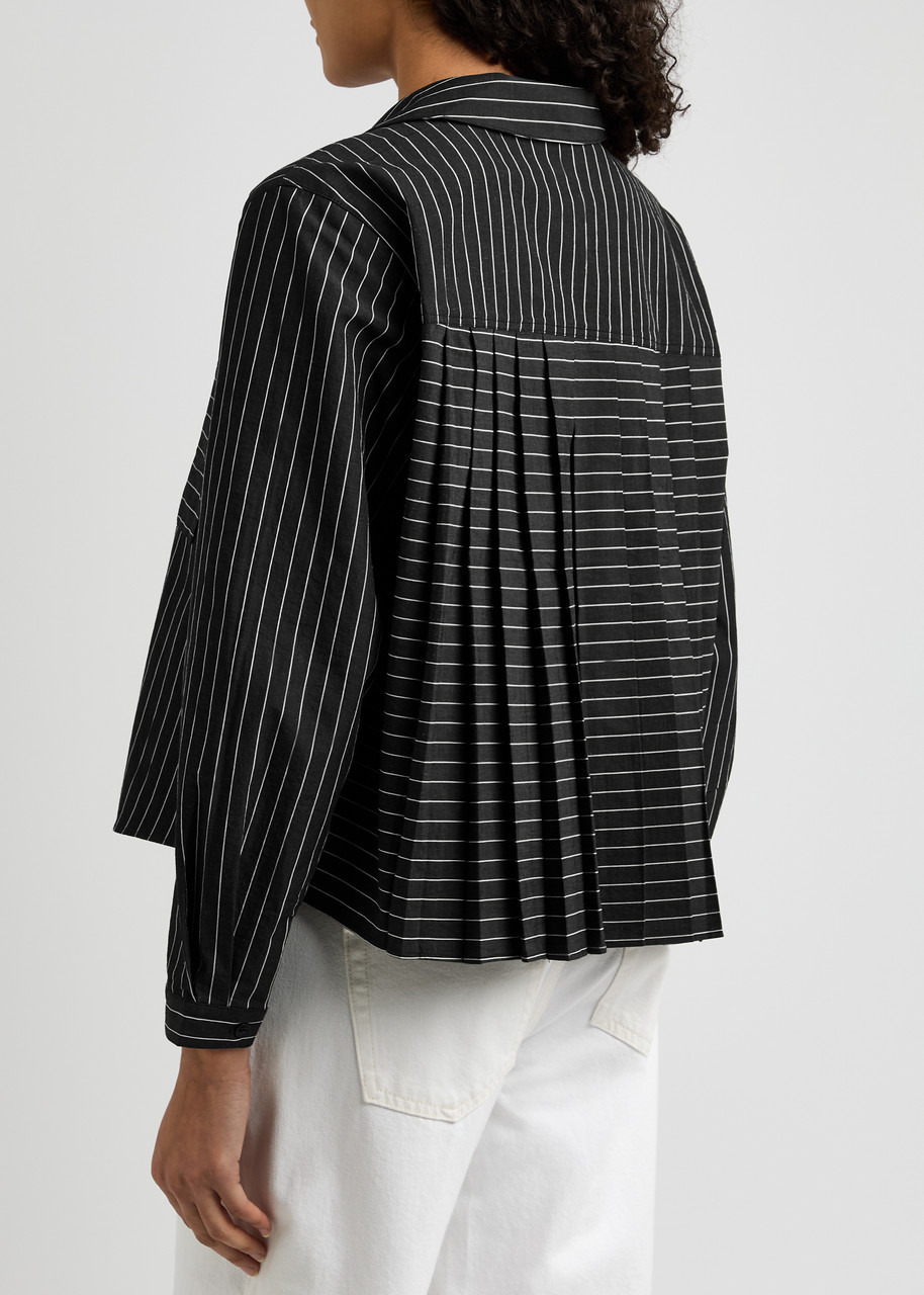 Ymc Annie Striped Cotton-blend Shirt - 3