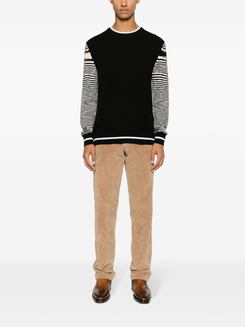 crew-neck cashmere jumper - 2
