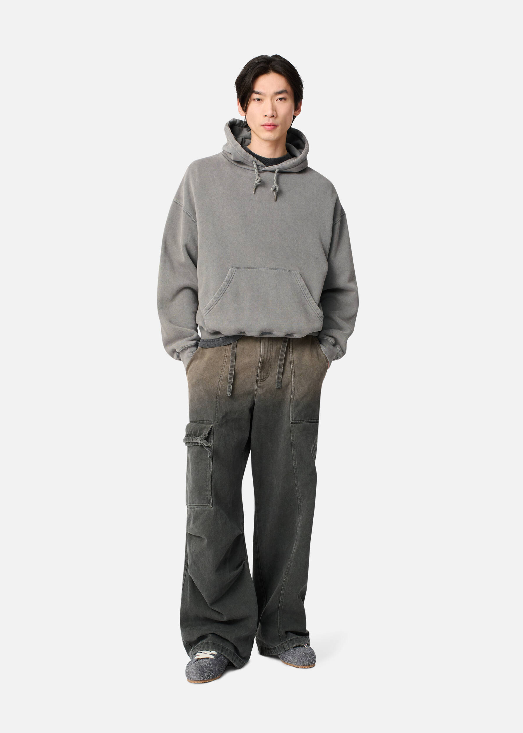 Distort Washed Hoodie - 4