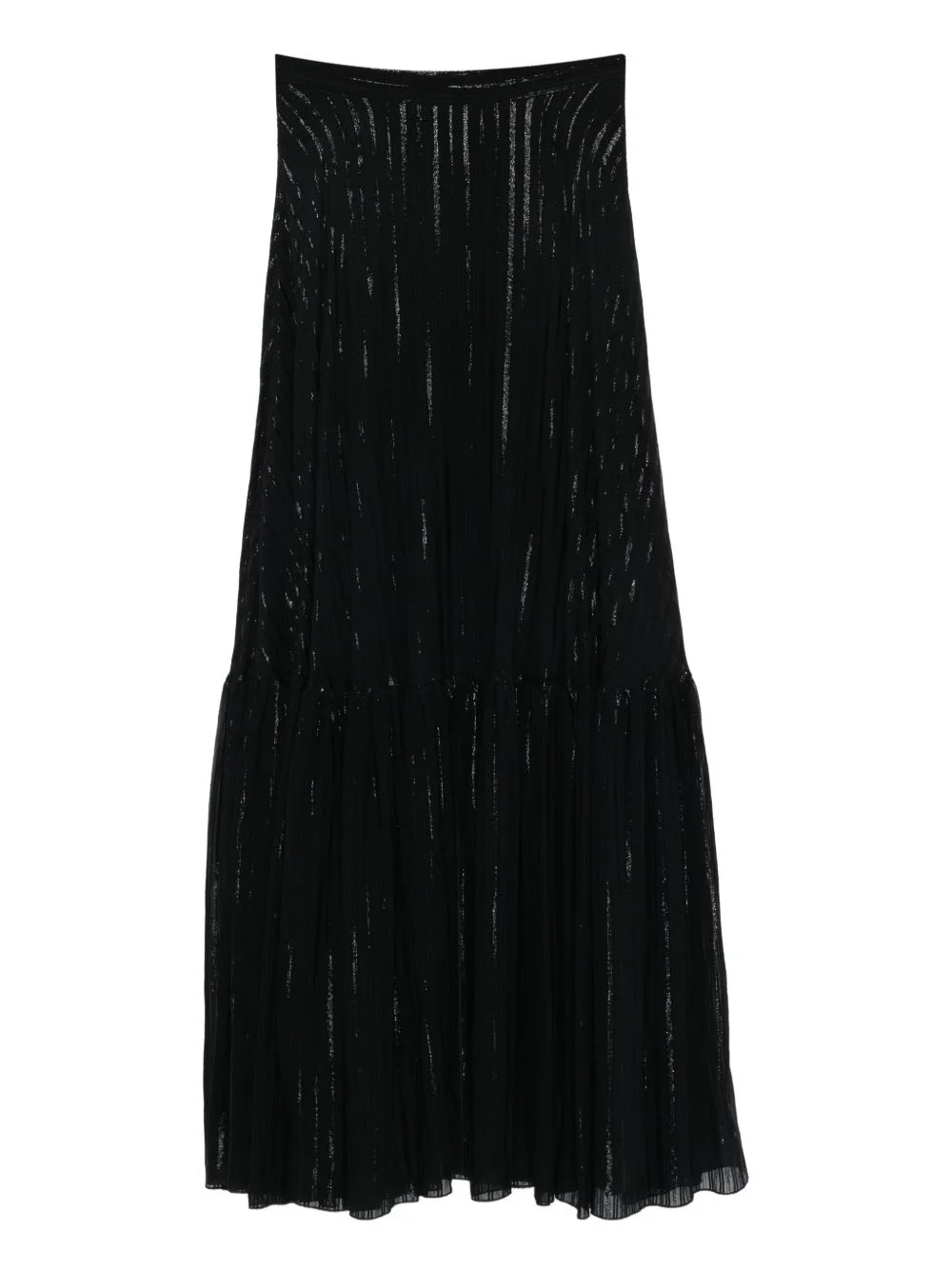 striped midi skirt - 1