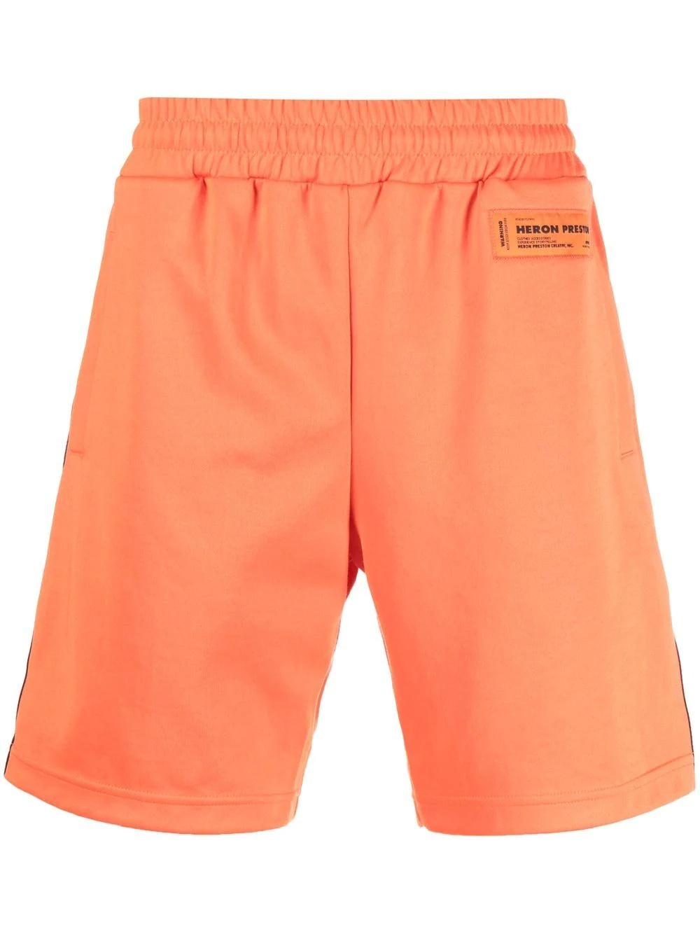 logo tape track shorts - 1