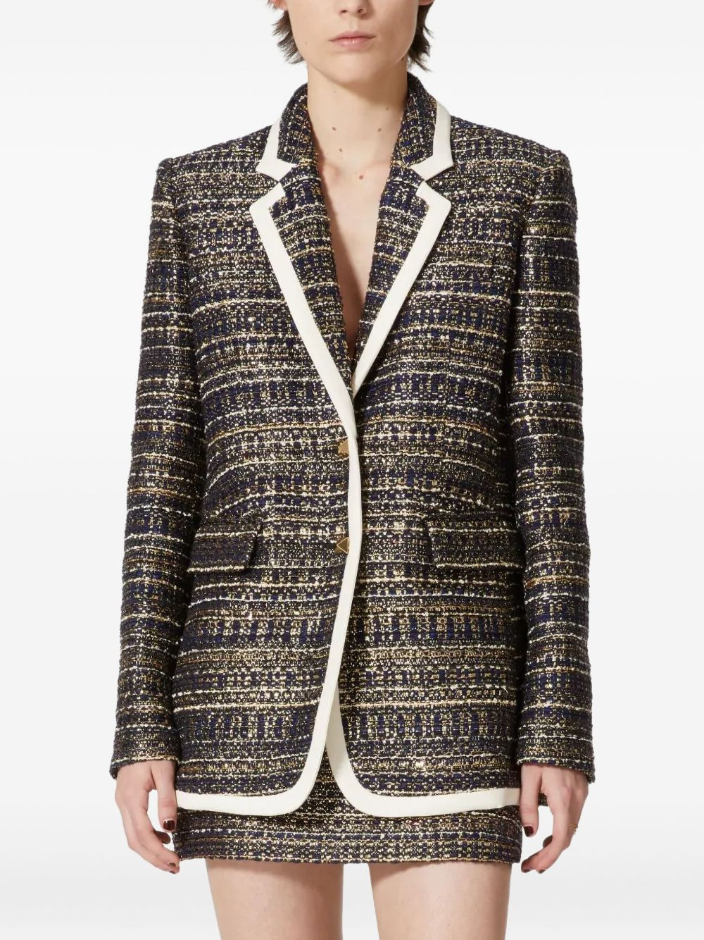 Tweed Party single-breasted blazer - 3