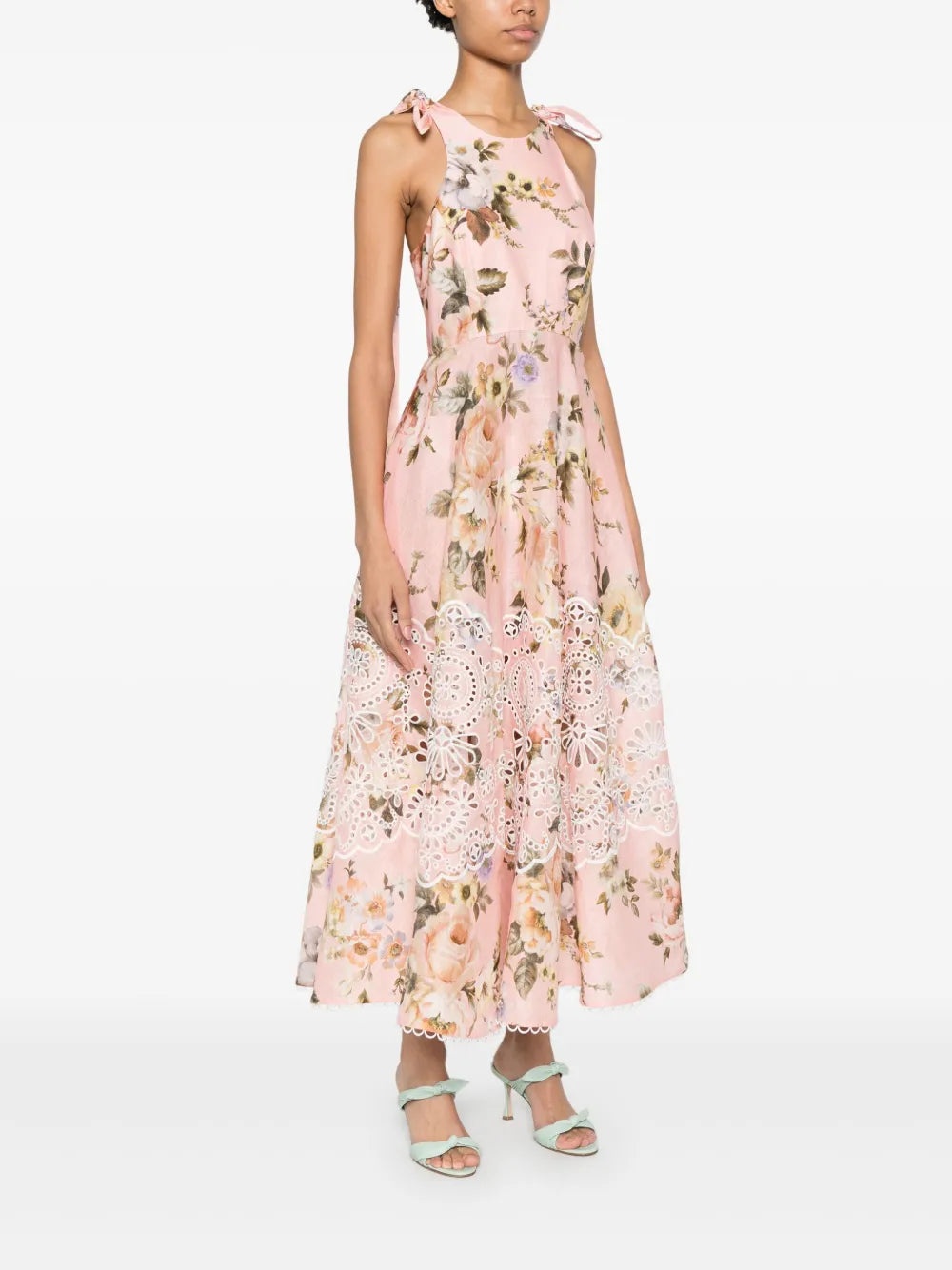Zimmermann Women Acacia Broderie Midi Dress - 3