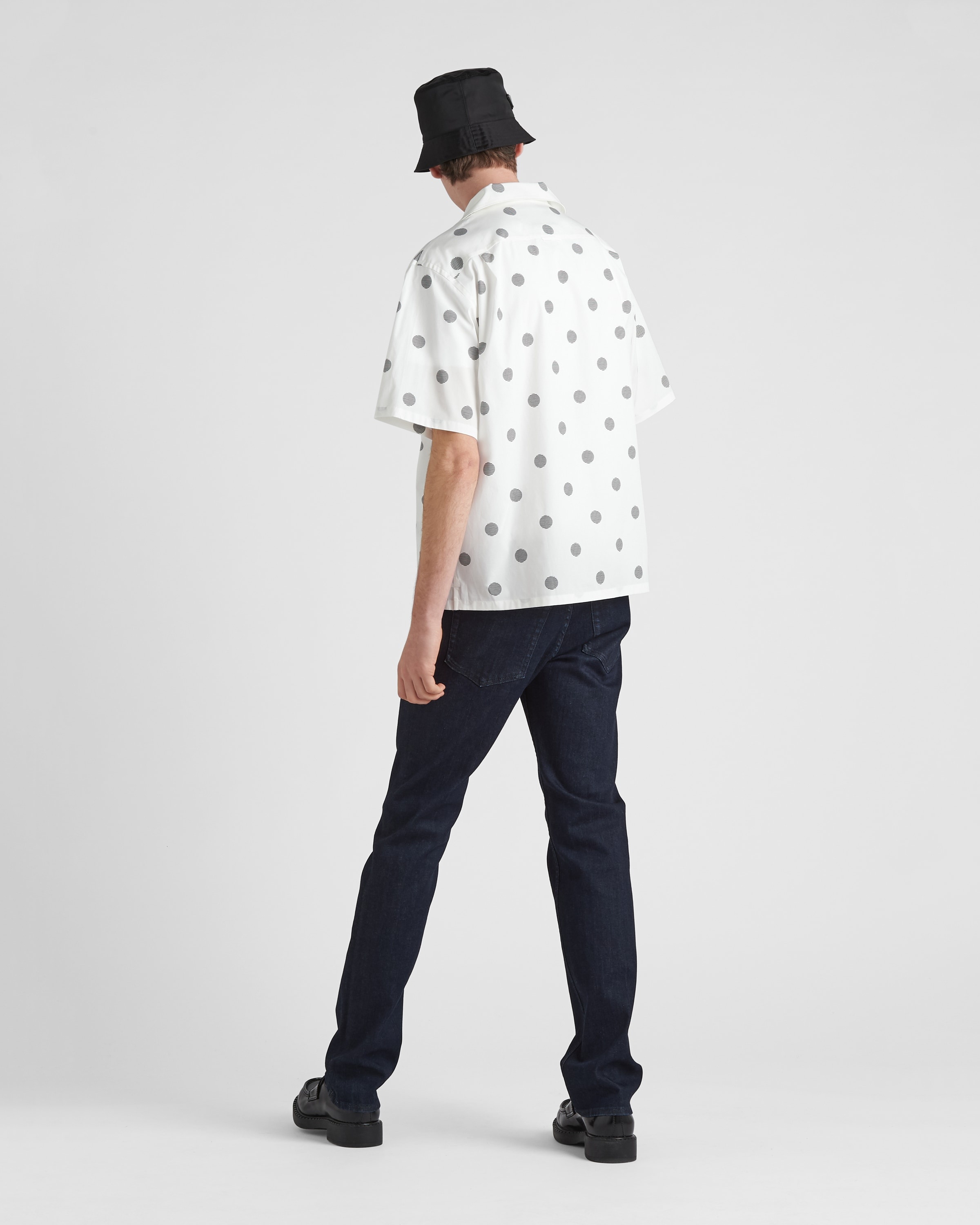 Five-pocket stretch-denim trousers - 5