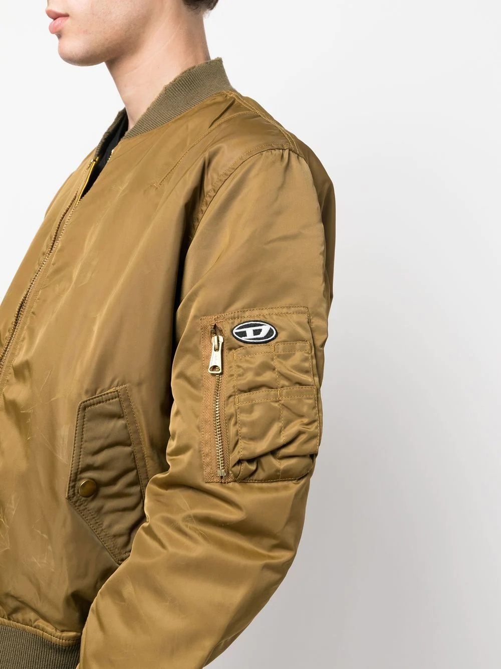 logo-patch zip-front jacket - 5