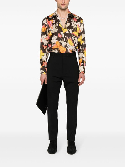 DSQUARED2 mid-rise tapered trousers outlook