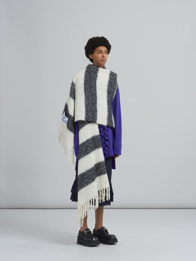 Marni BRUSHED WOOL AND MOHAIR SCARF outlook