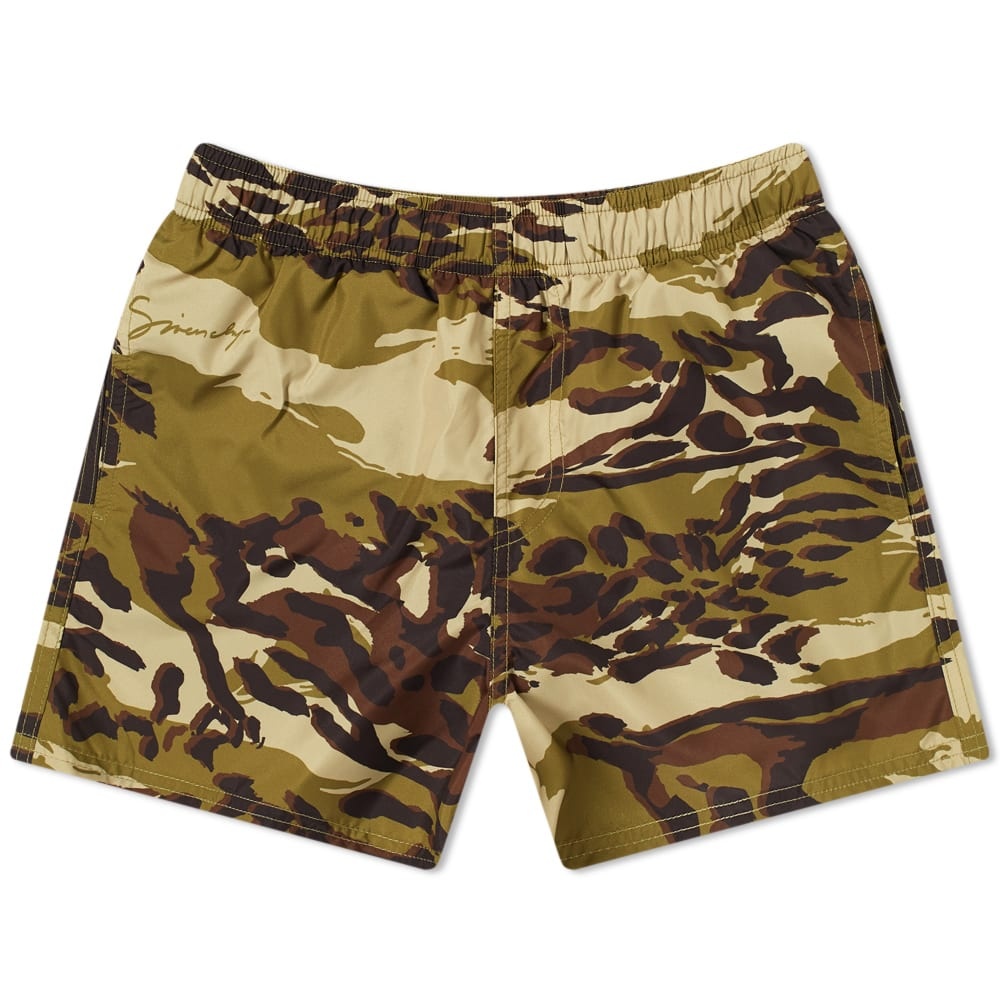 Givenchy Cheetah Camo Swim Short - 1