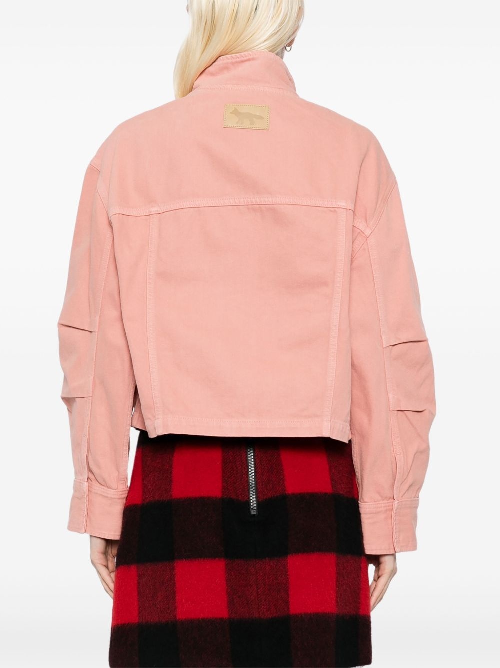 cropped workwear jacket - 4