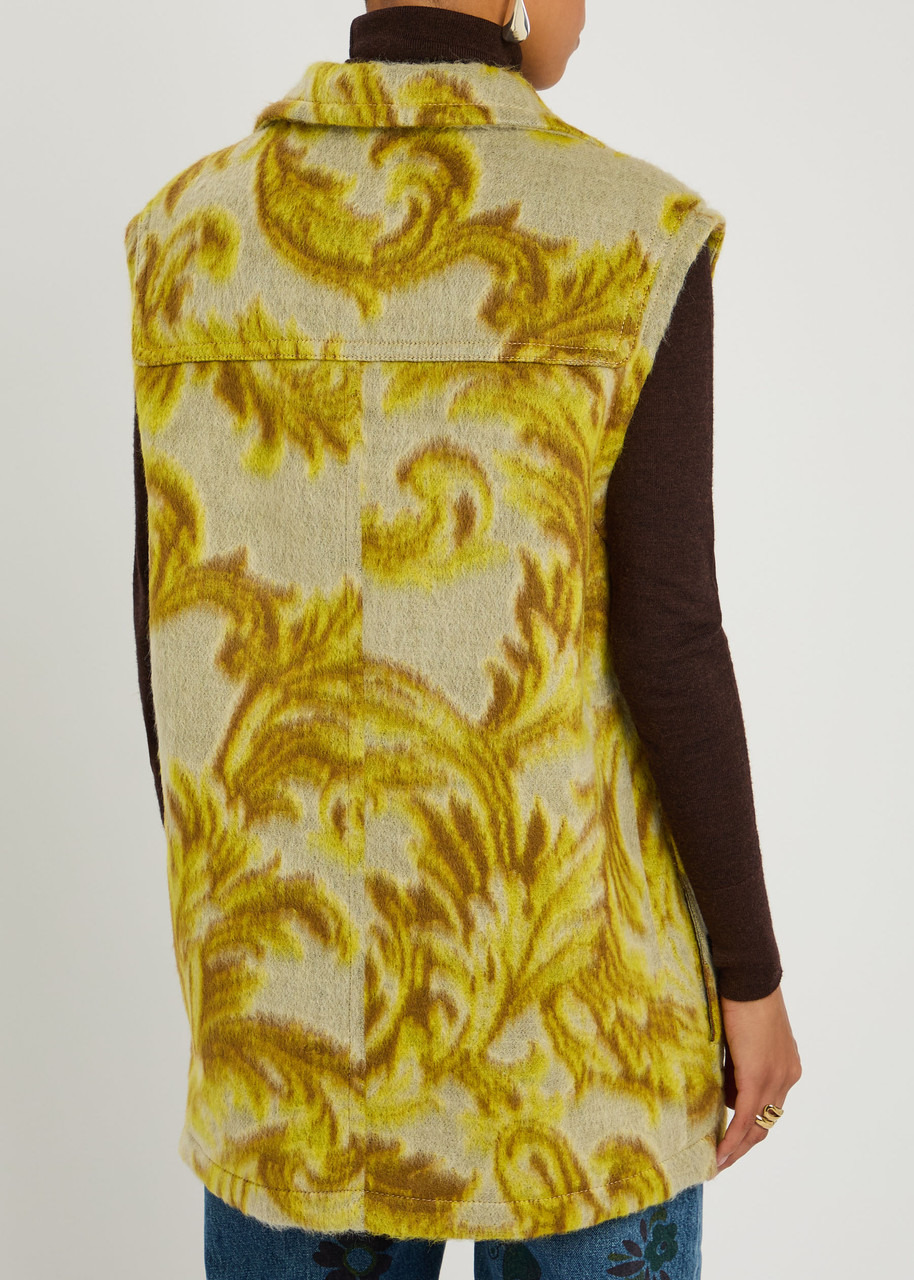 Etro Jacquard Wool-blend Gilet - 3