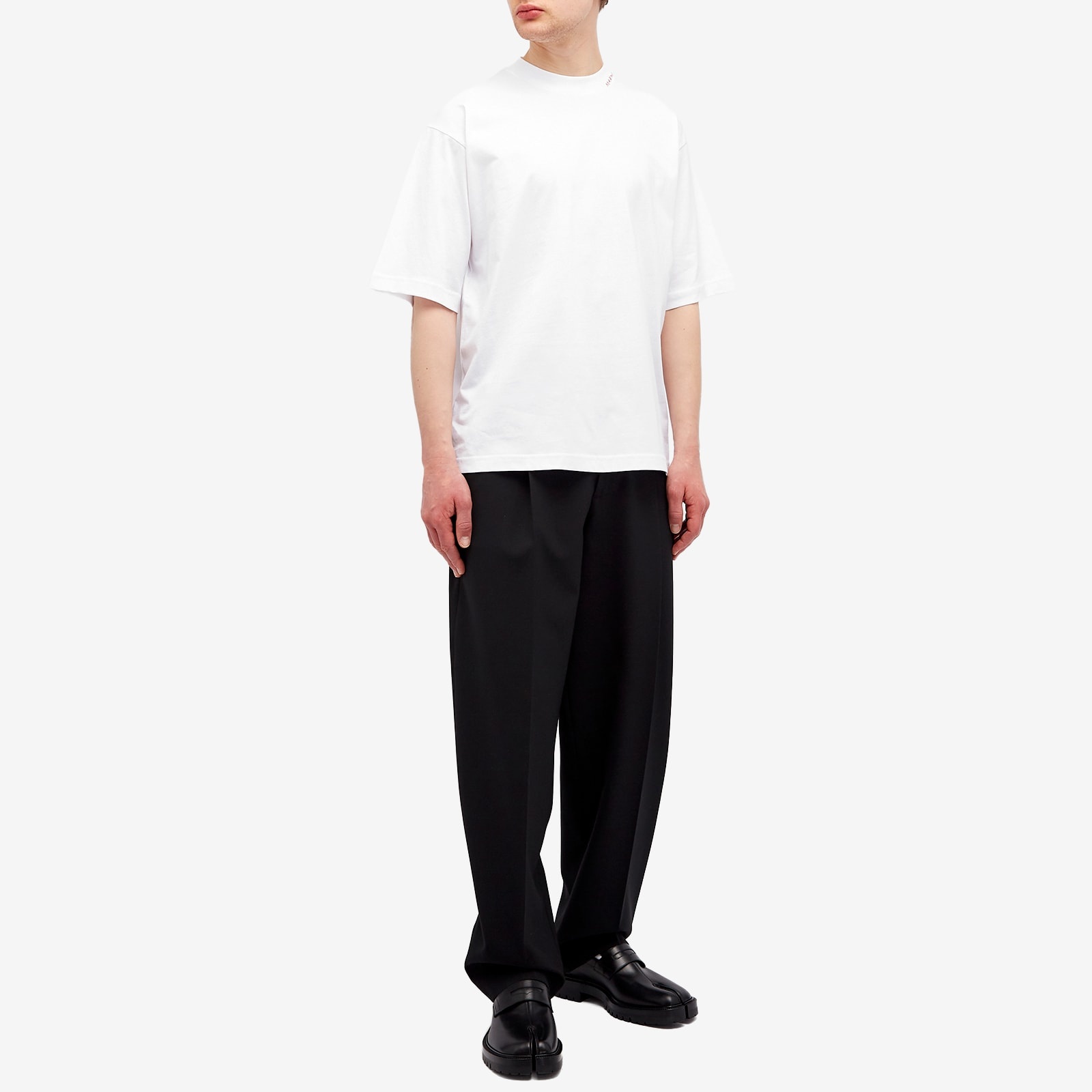 Marni マルニ / Overlay Logo Patch Oversized T-Shirt Marni Marni Overlay Logo Patch Oversized T-Shirt