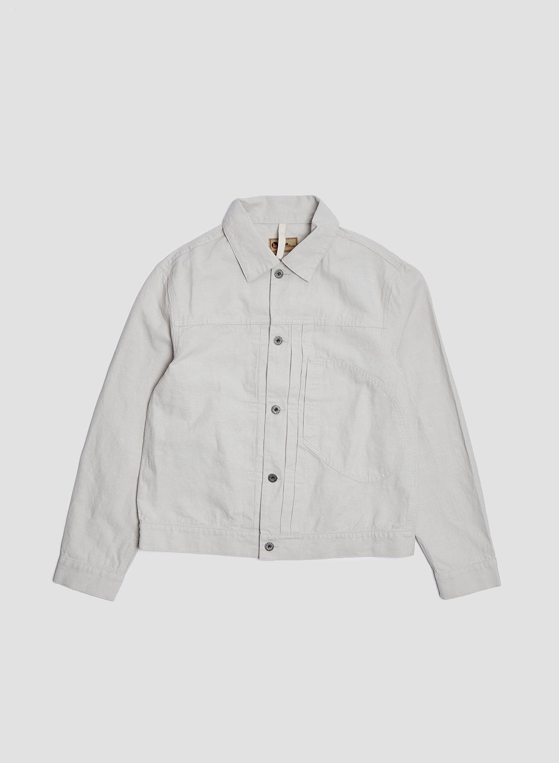 Japanese Type 1 Jacket Cotton Linen in Off White - 1
