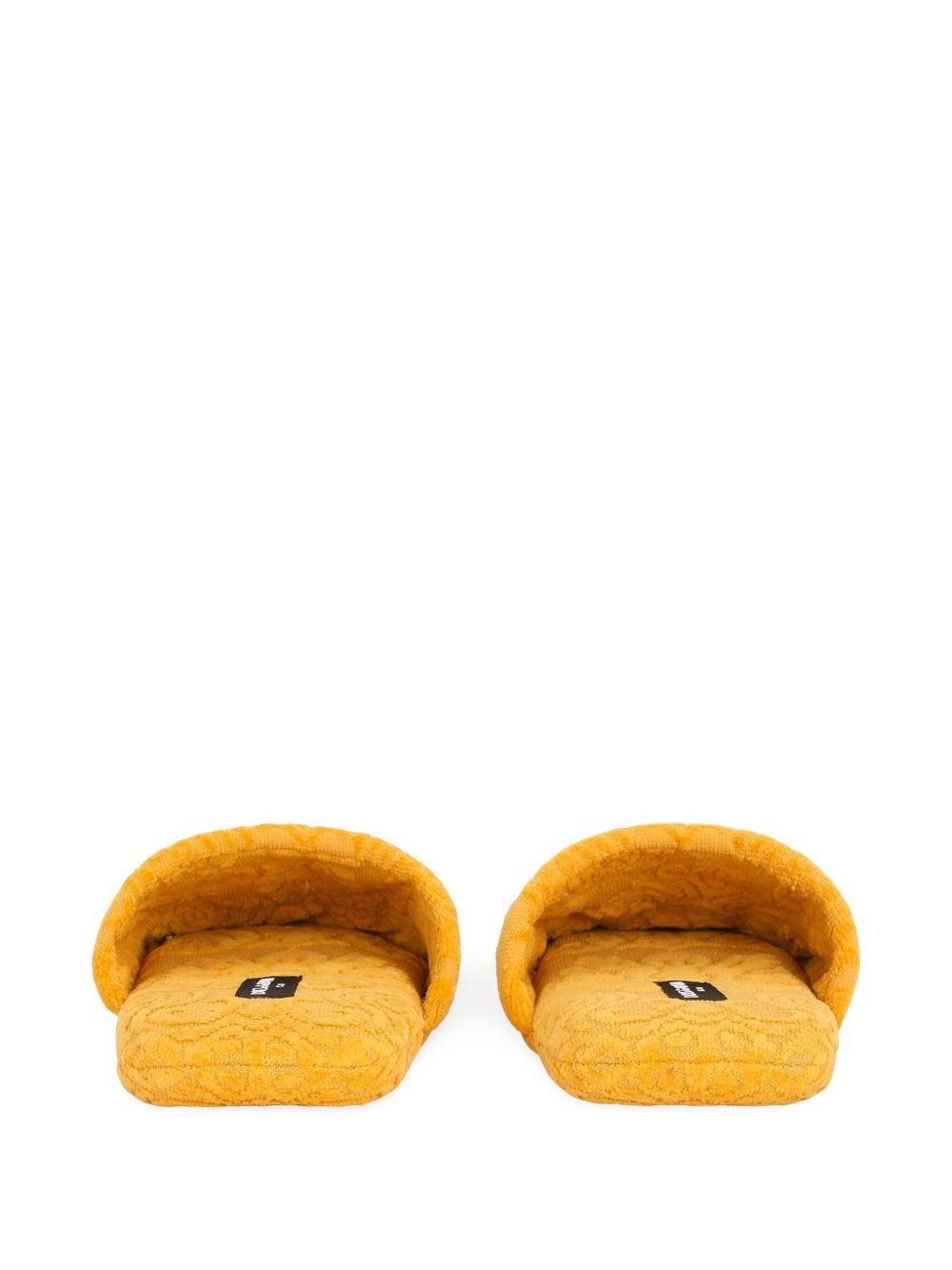 logo-embroidered slippers - 3