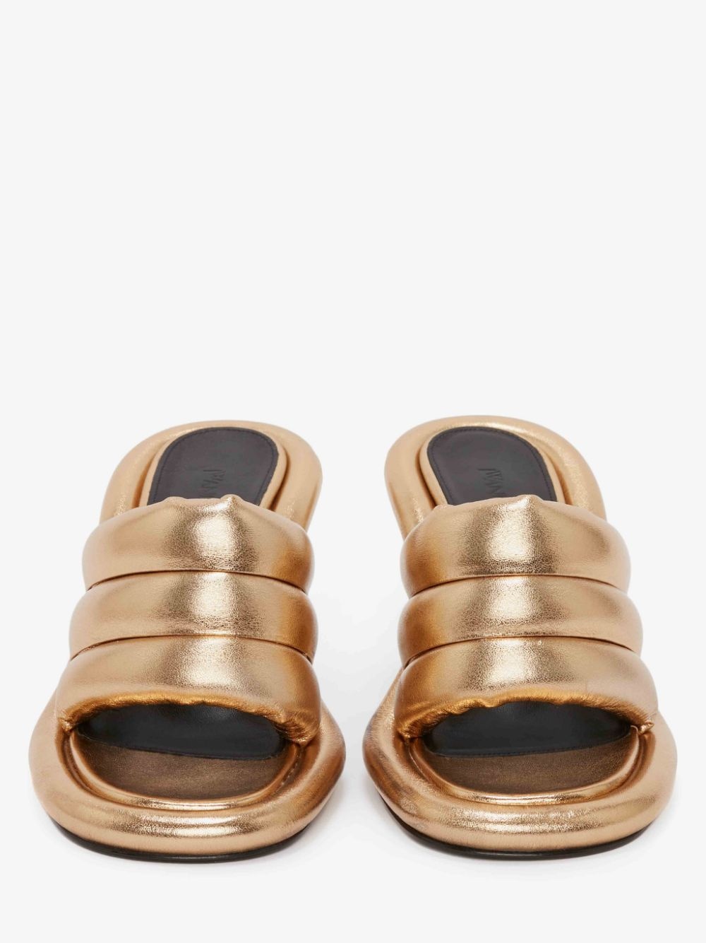 BUMPER-TUBE LEATHER MULES - 3