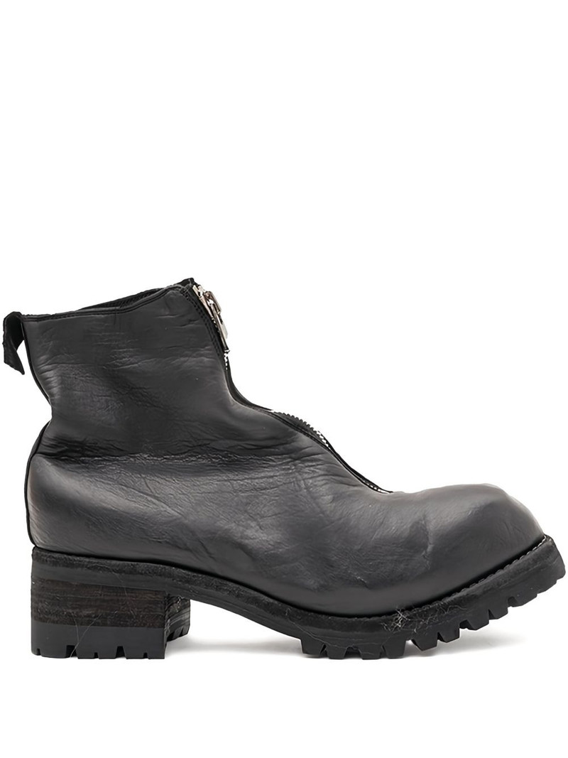 front-zip boots 1