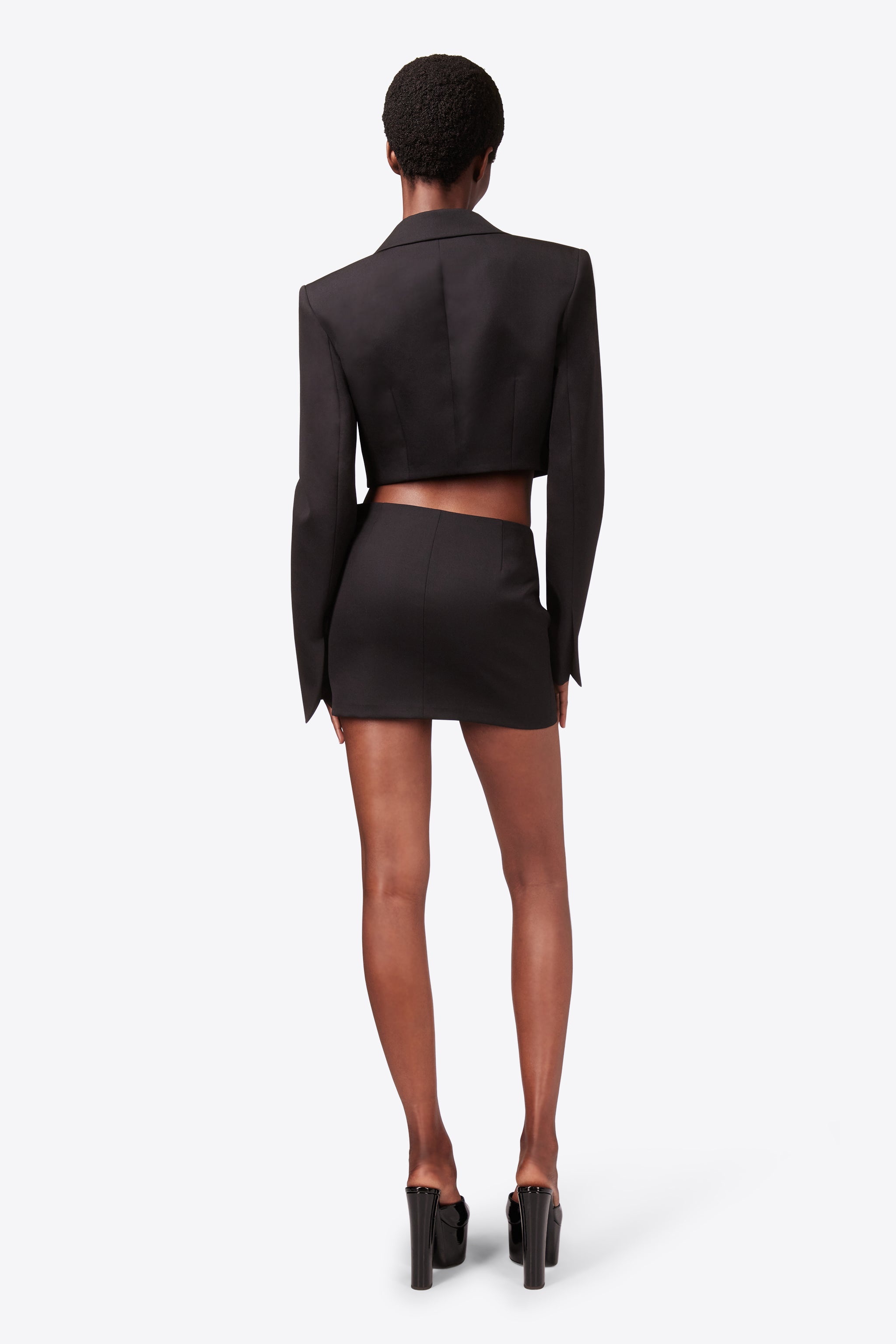 CRYSTAL BROOCH MINI SKIRT - 6