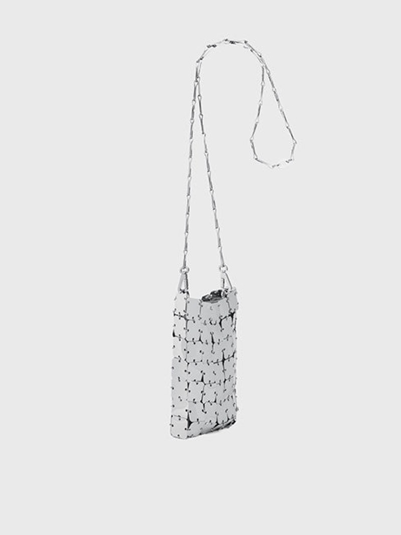 rabanne MINI SQUARE BAG SILVER outlook