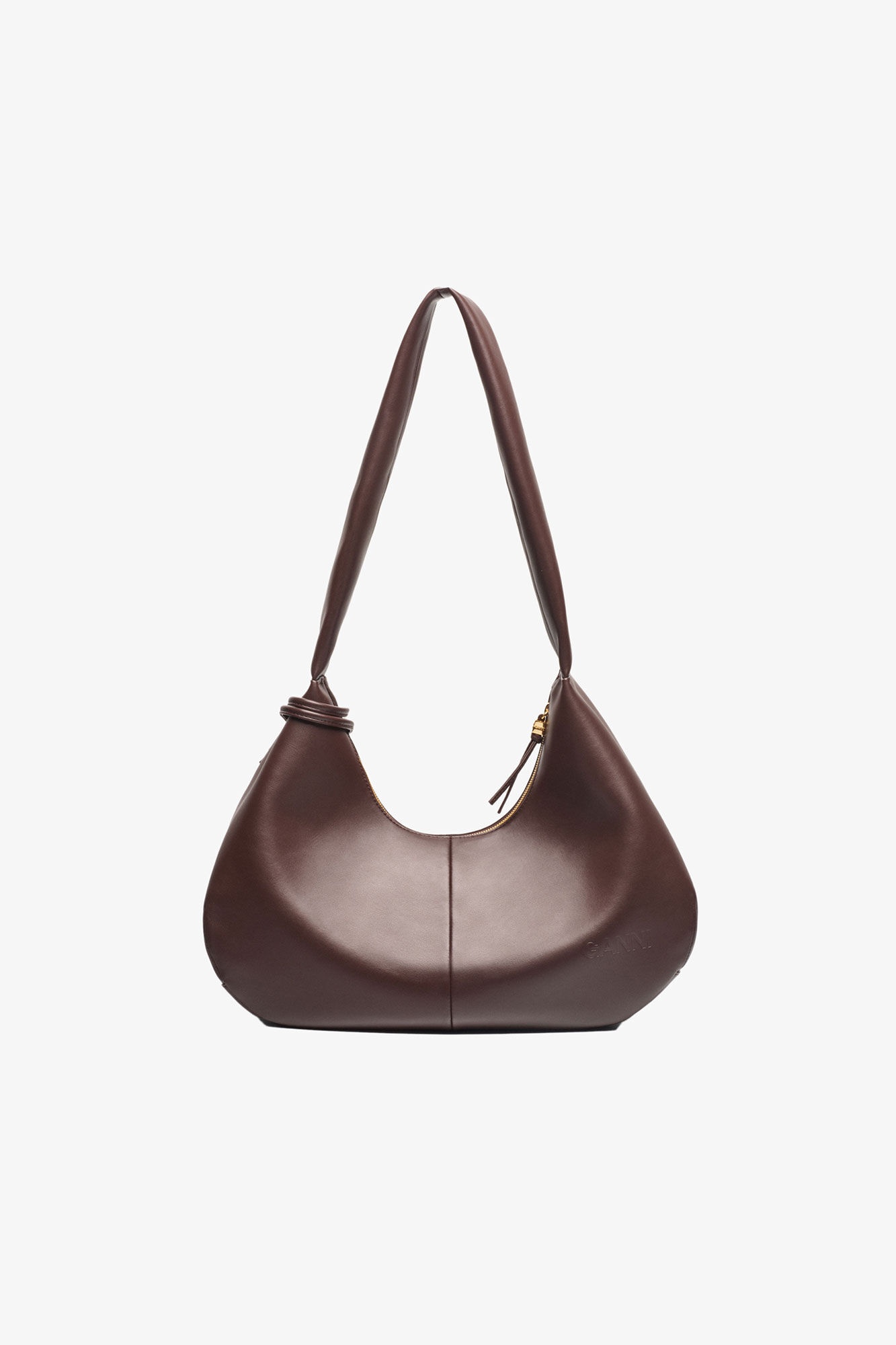 BROWN MEDIUM HOBO BAG - 3
