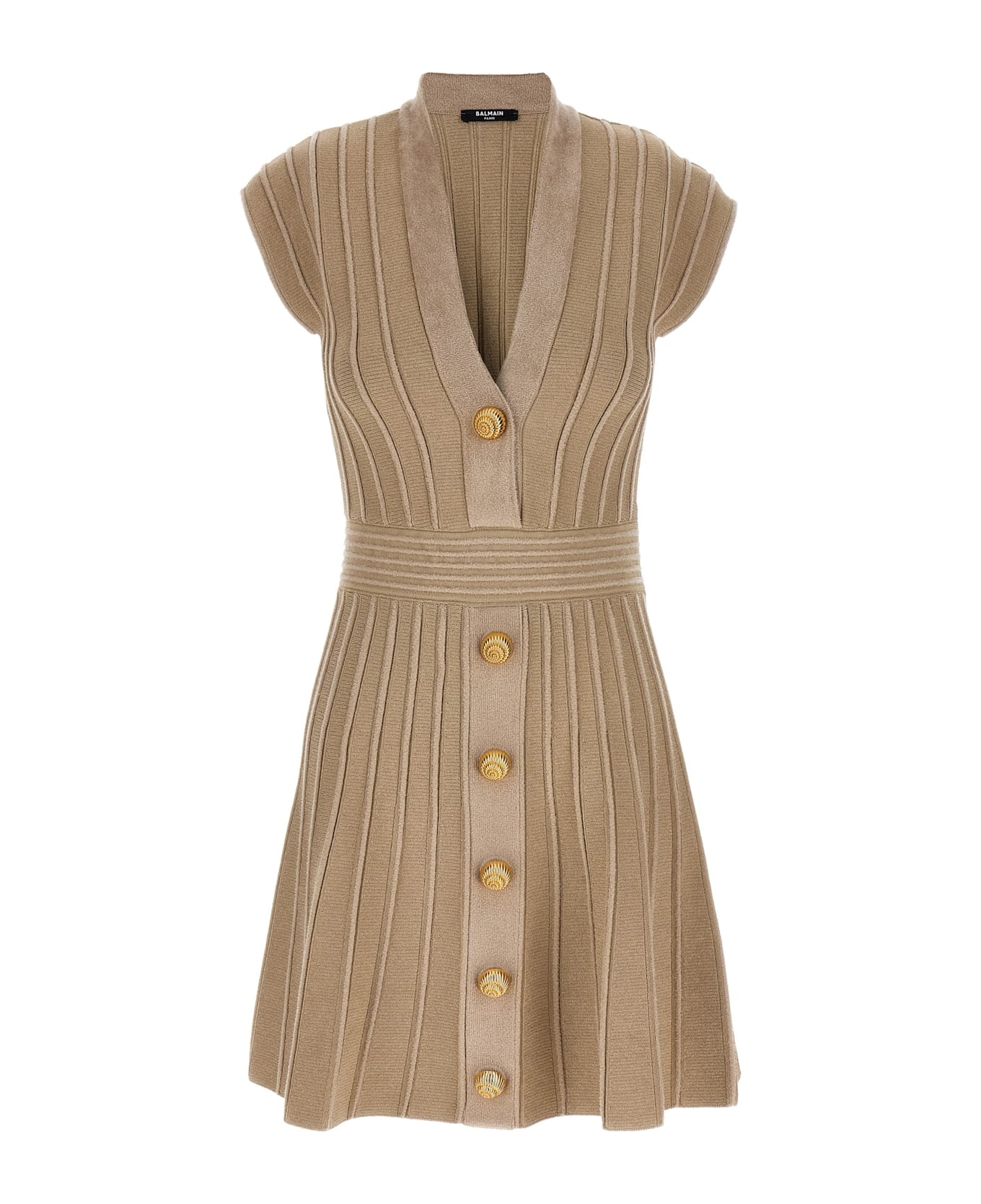 'chiocciola' Button Dress - 1