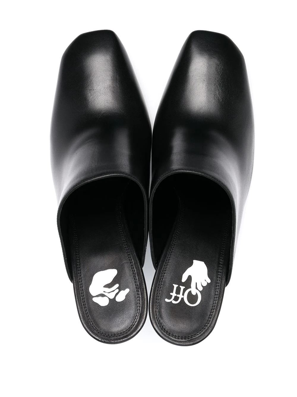 Allen square-toe sabot mules - 4