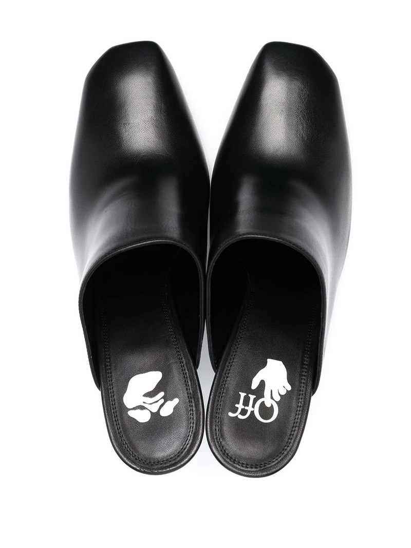 Allen square-toe sabot mules 4