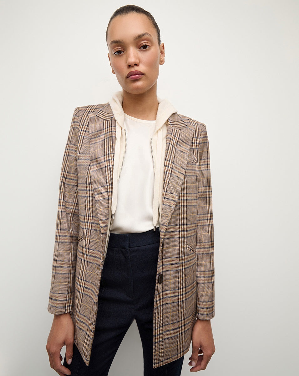 MACI PLAID DICKEY JACKET - 5