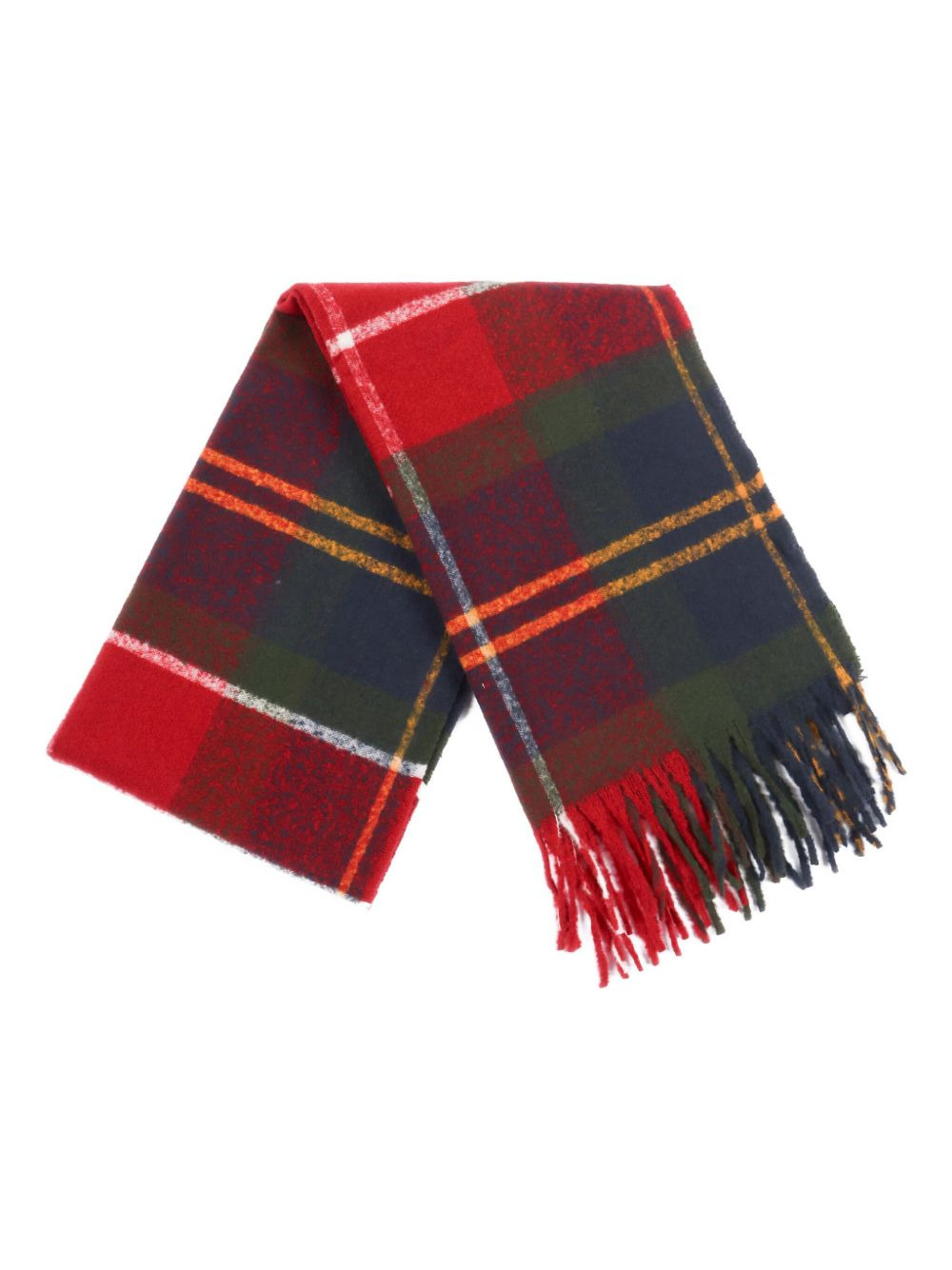 Deanna tartan-fringed scarf - 3