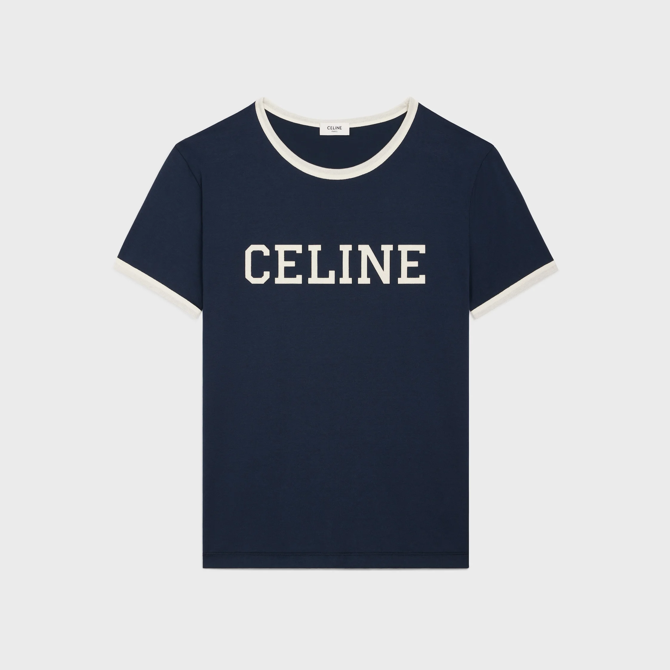 celine regular t-shirt in cotton jersey - 1