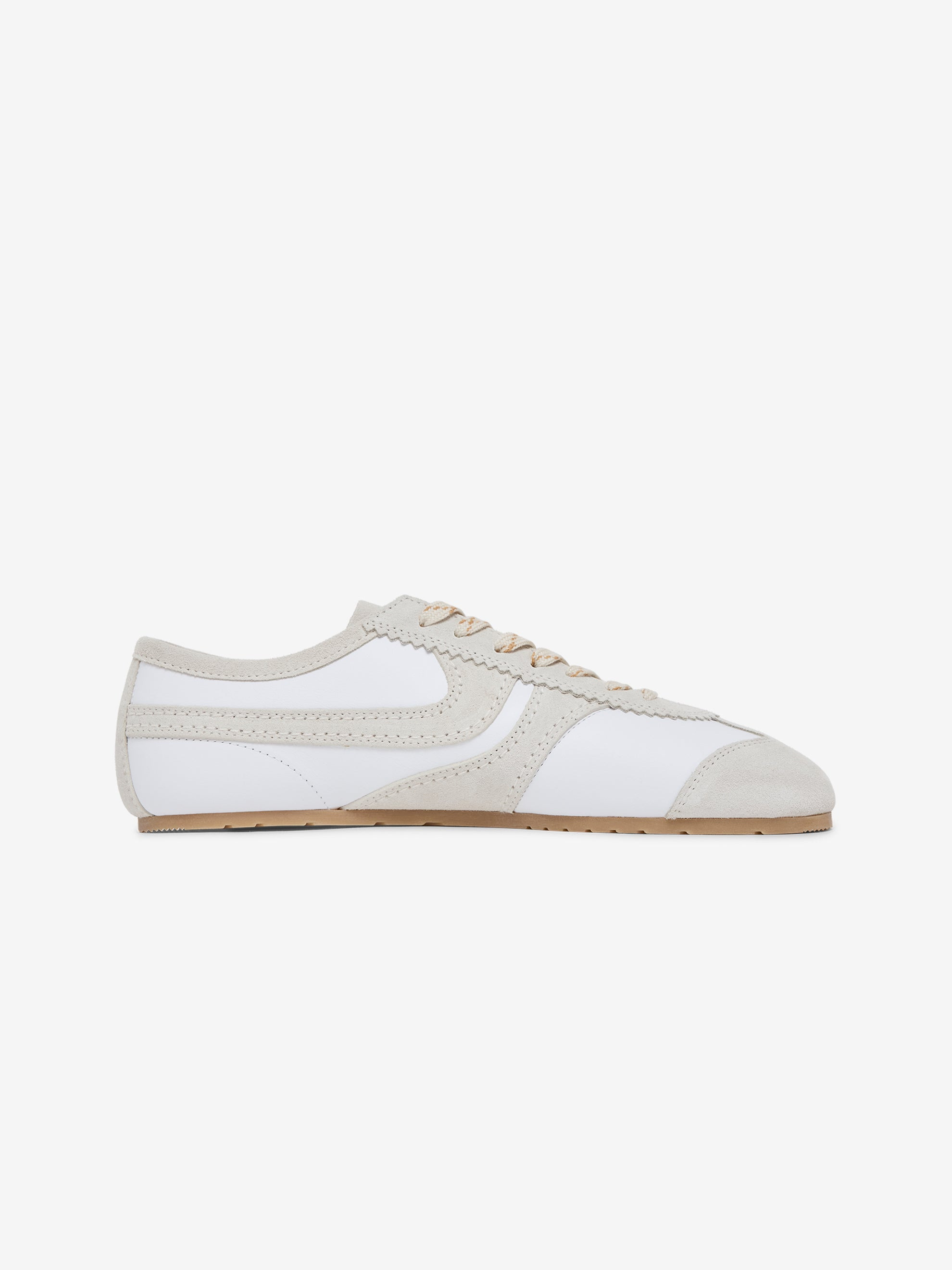 CALF LEATHER SNEAKERS (WHITE) - 3