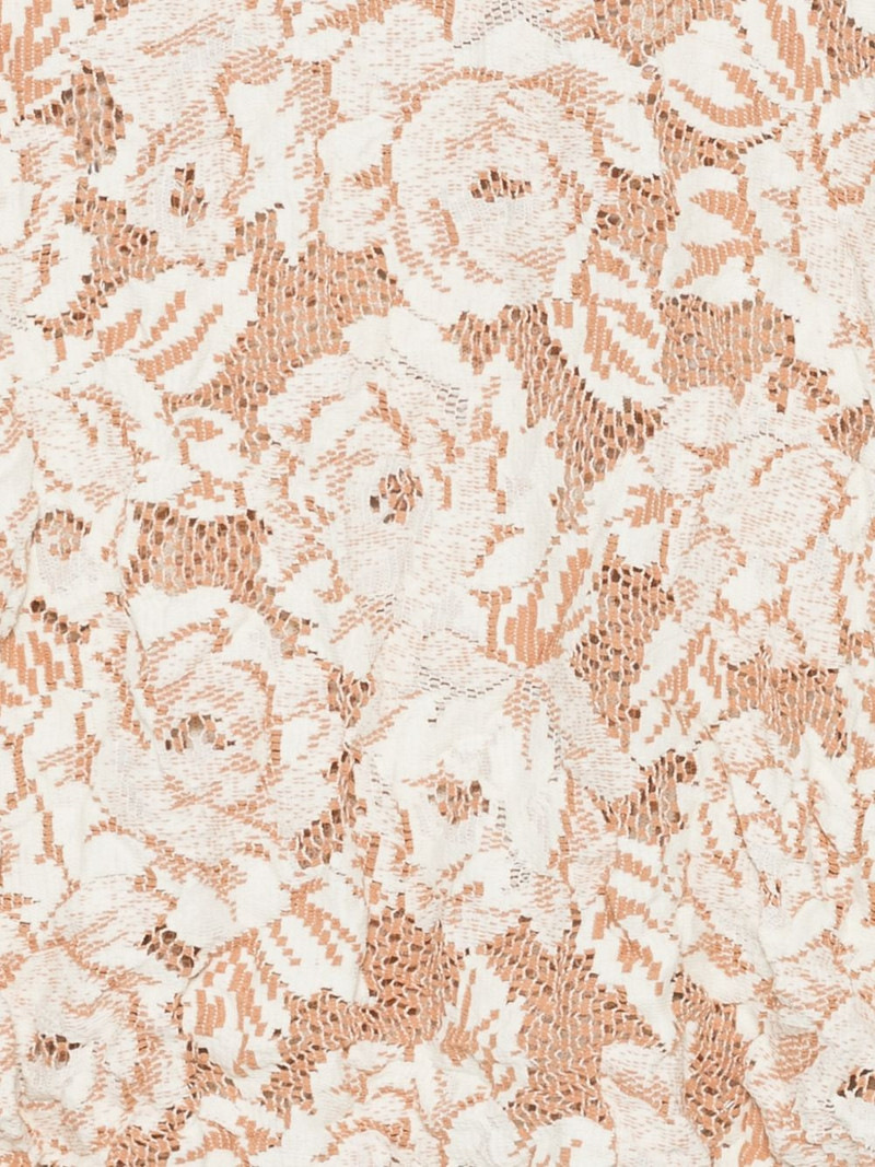 floral-lace sleeveless T-shirt 3