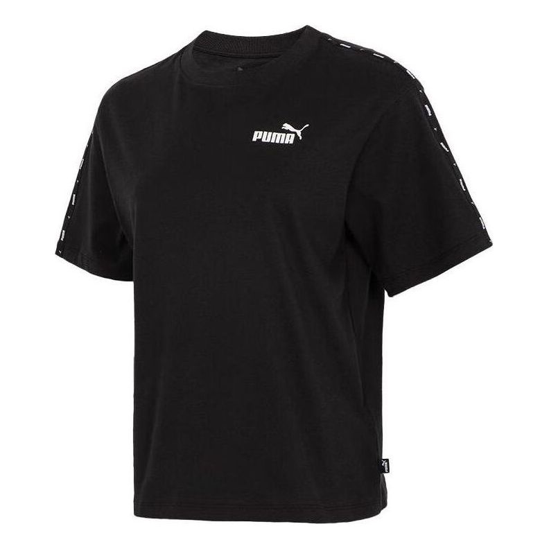 (WMNS) PUMA Running Sportswear T-Shirt 'Black' 685585-01 - 1