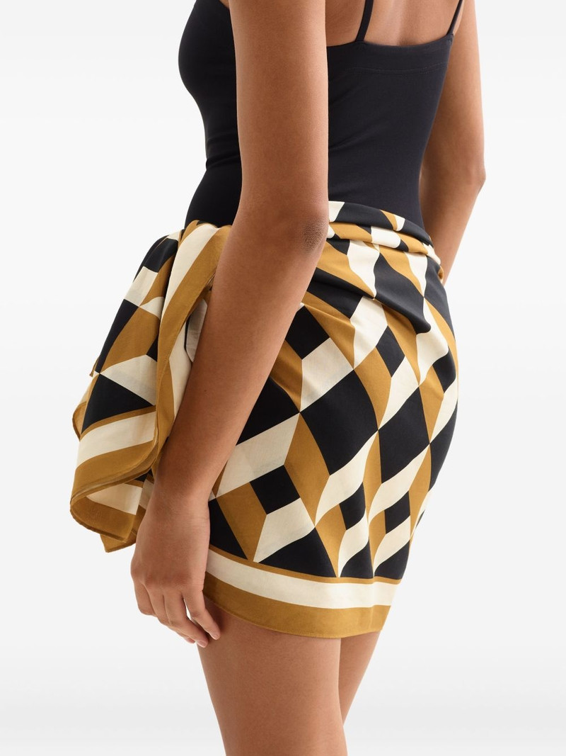 Vibration silk pareo skirt 4