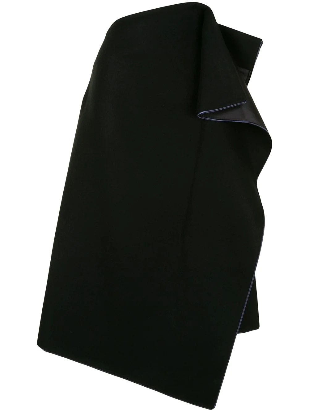 asymmetric midi skirt - 1