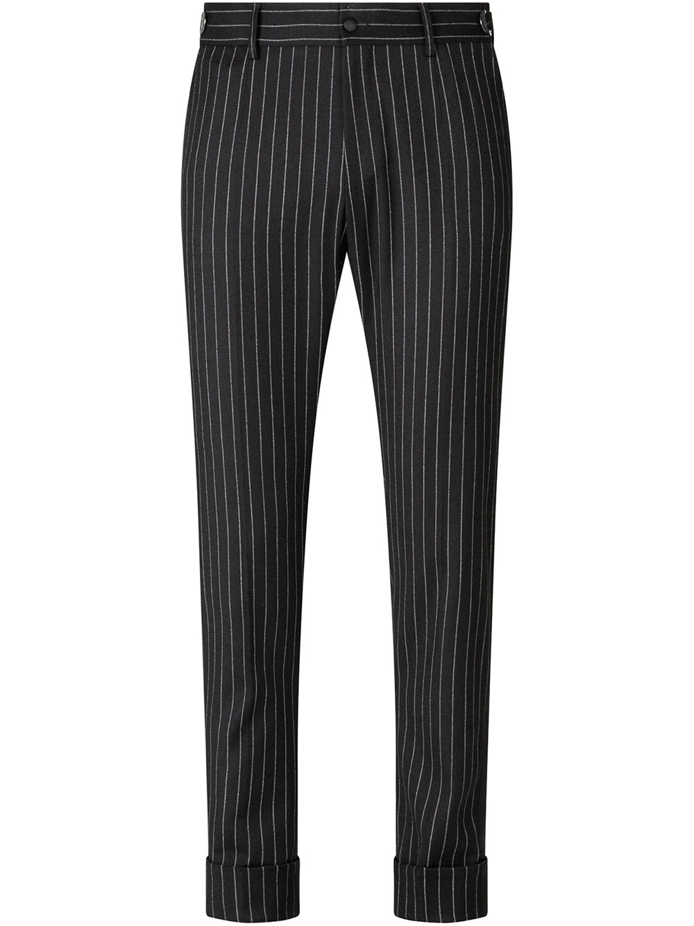 pinstripe wool trousers - 1