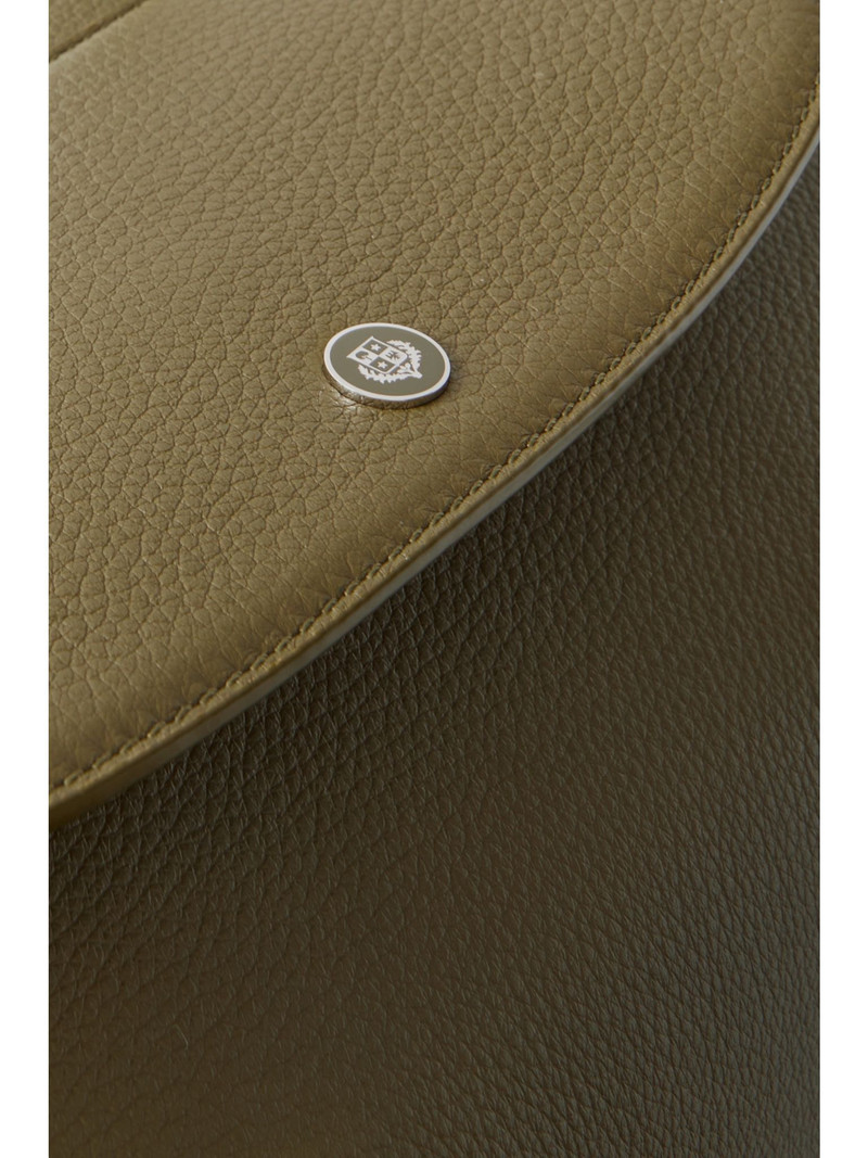 Sesia Happy Day large leather tote Green 4