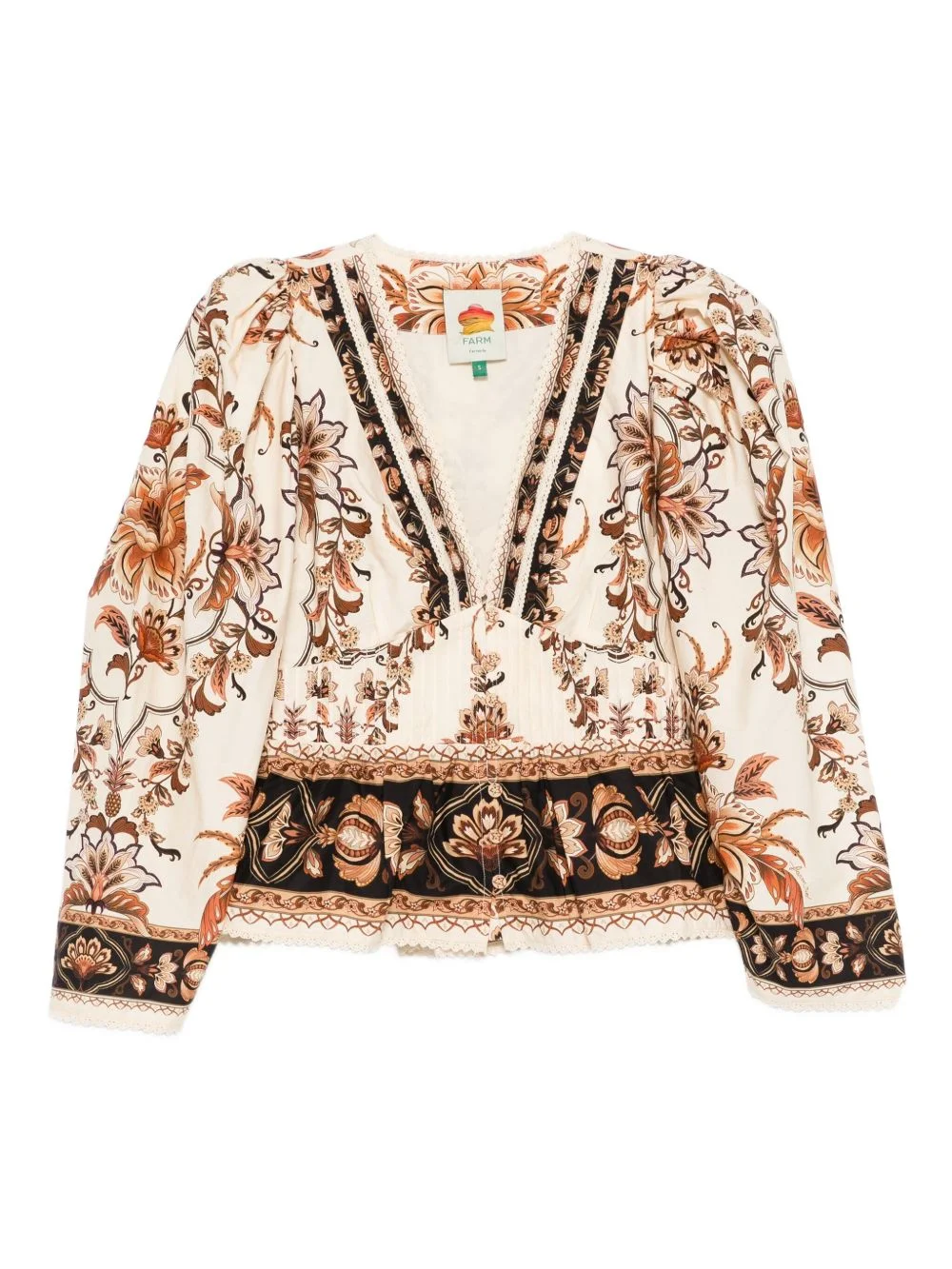 floral-print shirt - 1