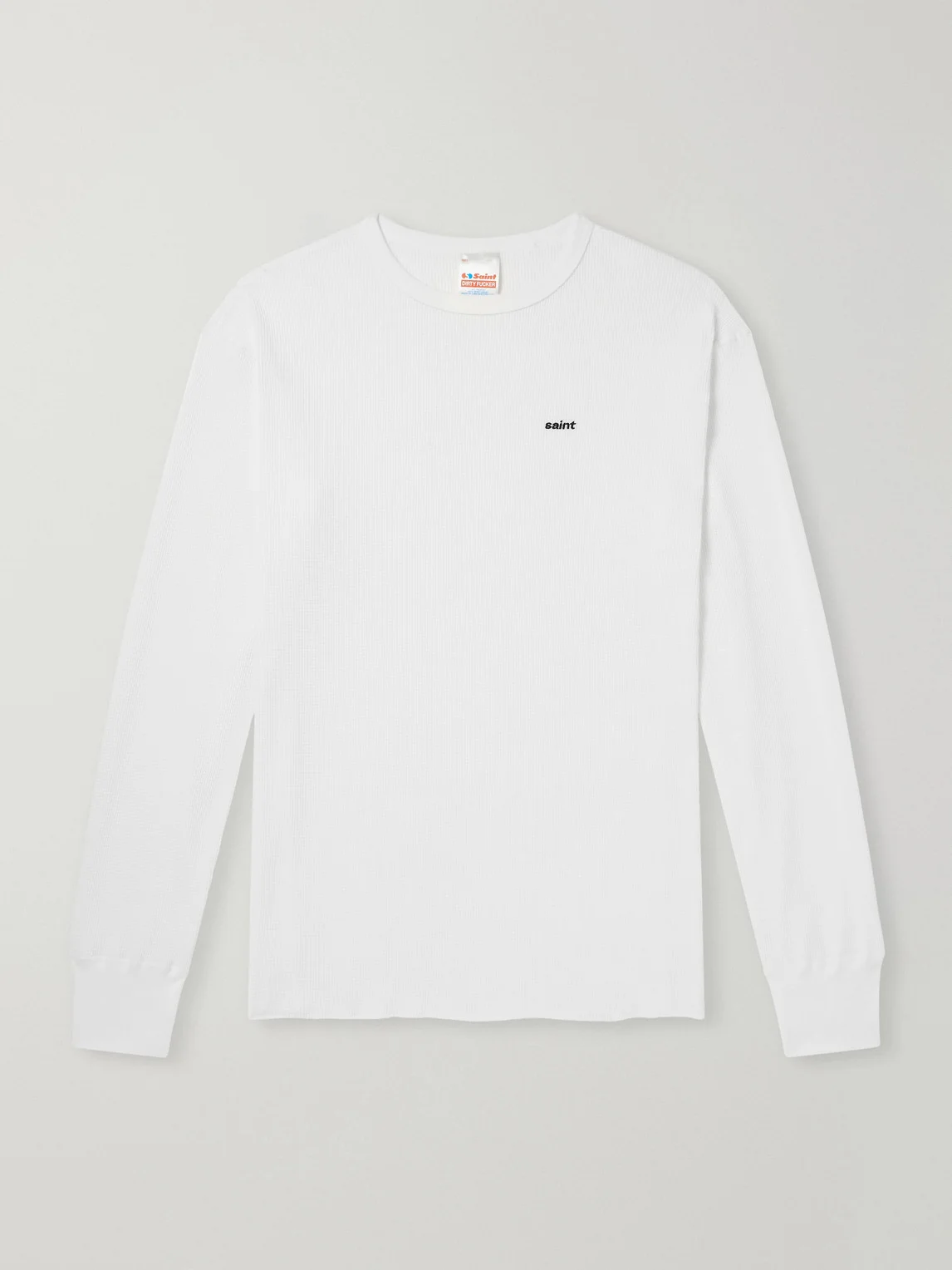 Tharmal Logo-Embroidered Waffle-Knit Cotton T-Shirt - 1