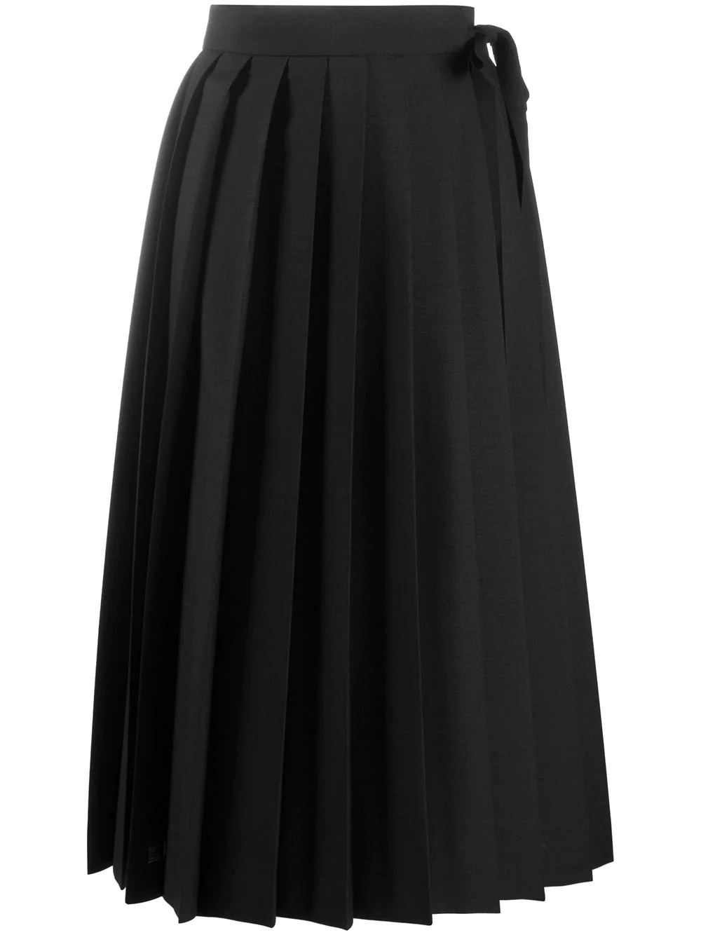 pleated midi skirt - 1