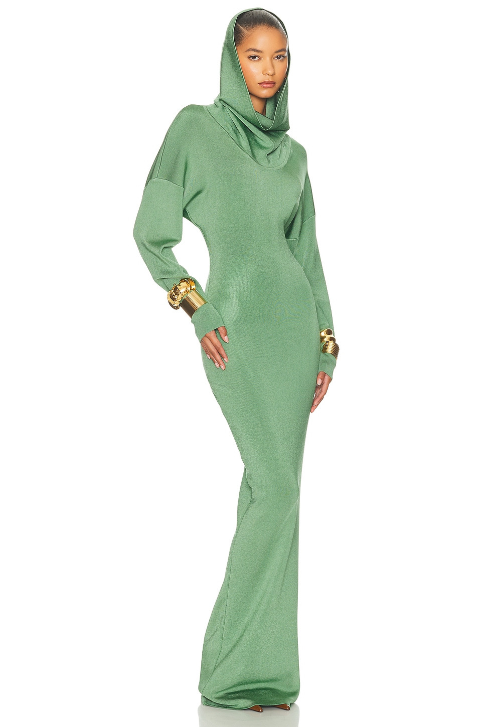 Emmalynn Cowl Shine Gown - 3