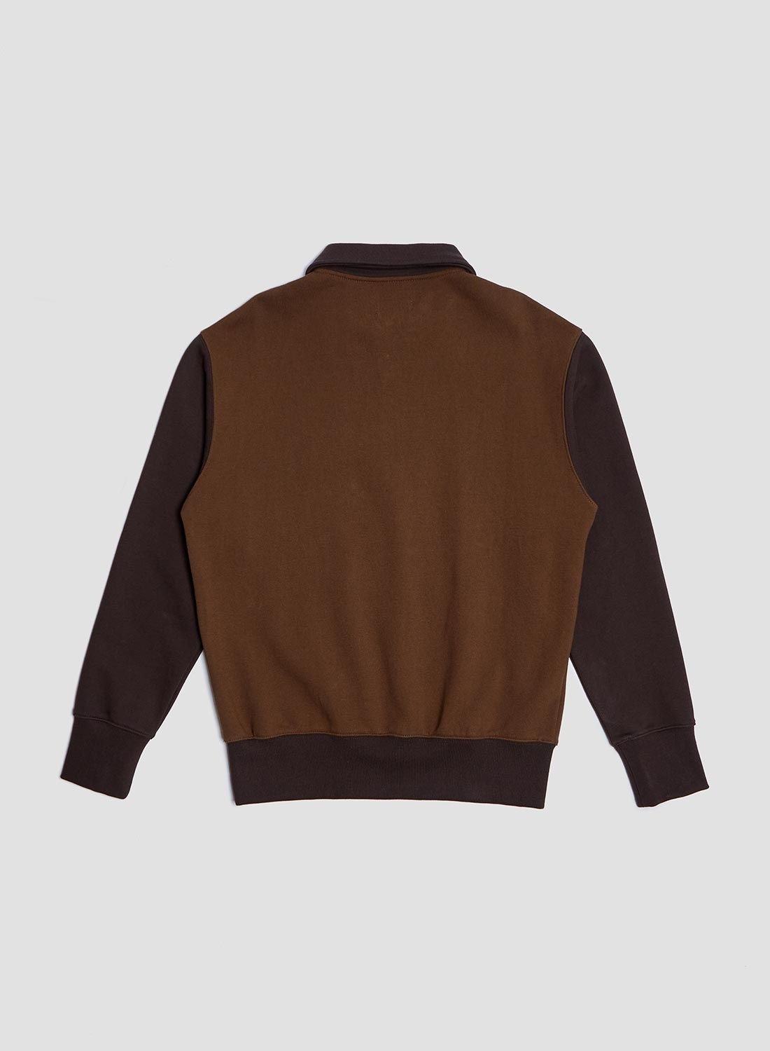 Wild Bricks Mec Half Zip Pullover Brown - 3
