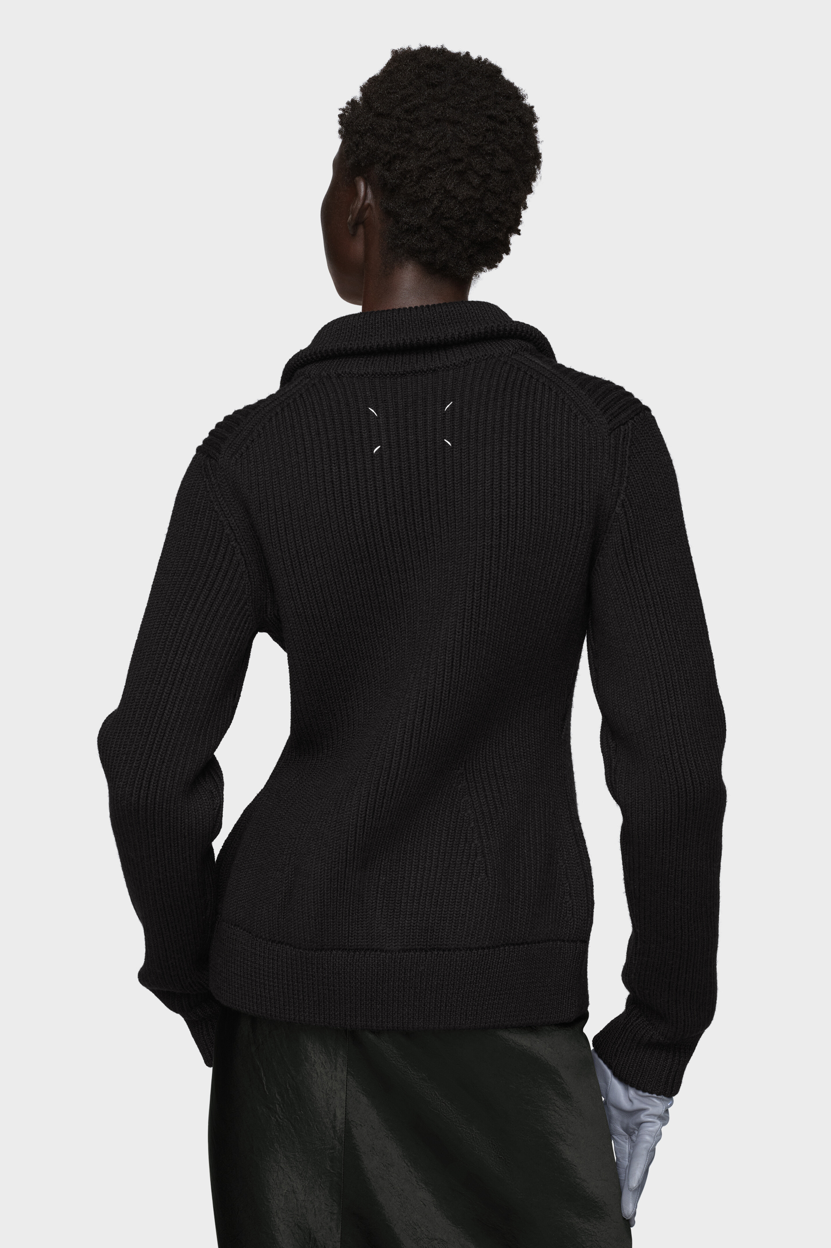 Wool zipped cardigan - 4