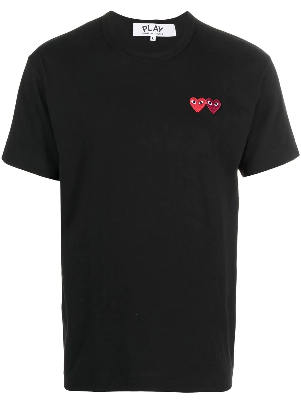 heart-motif cotton T-Shirt - 1