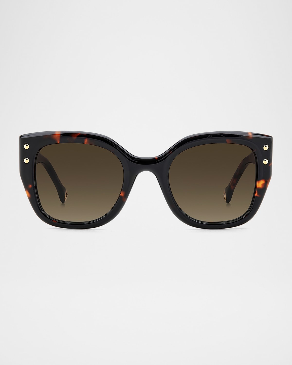 Logo-Print Square Acetate Sunglasses - 1