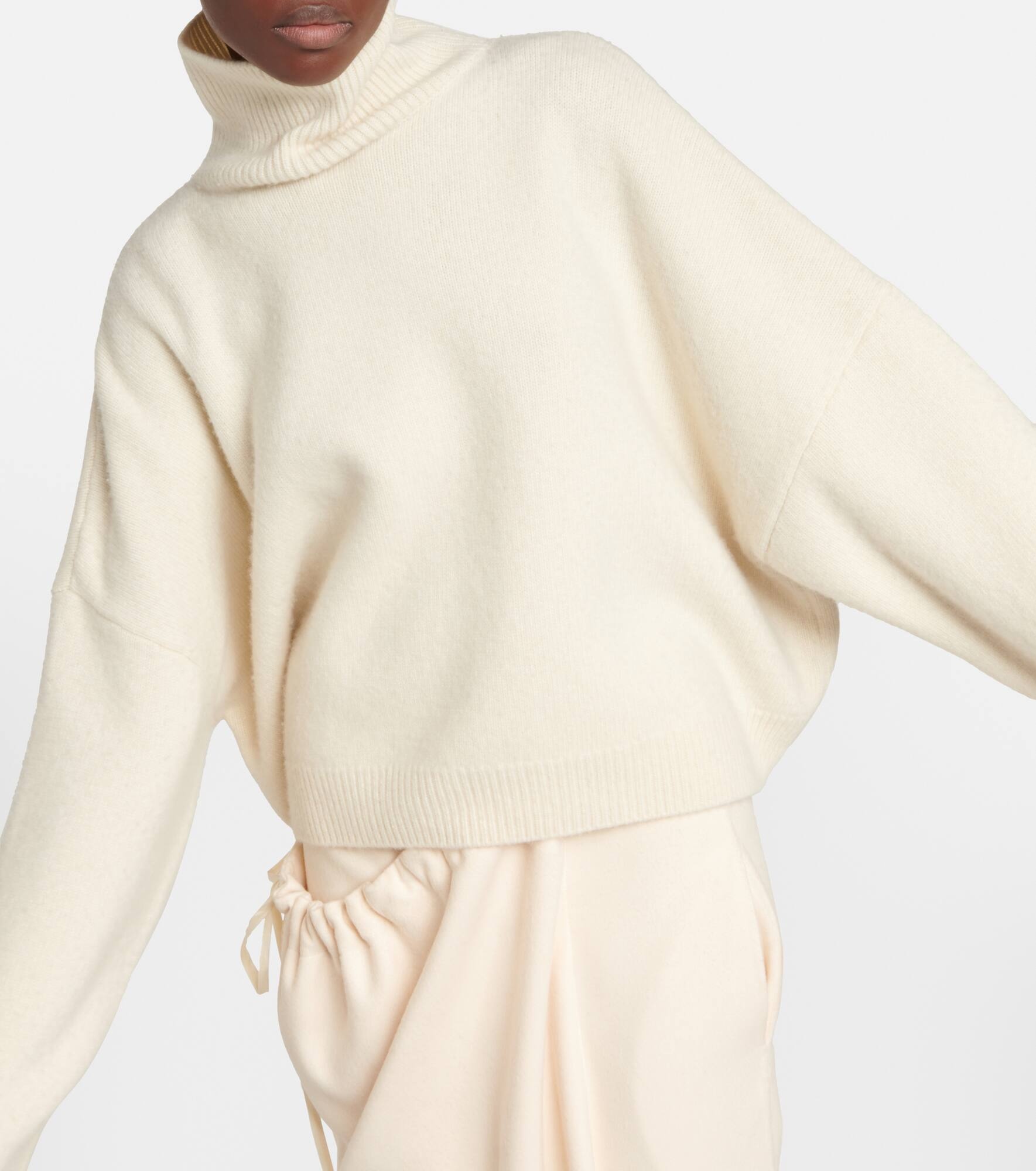 Ezio wool and cashmere turtleneck sweater - 5