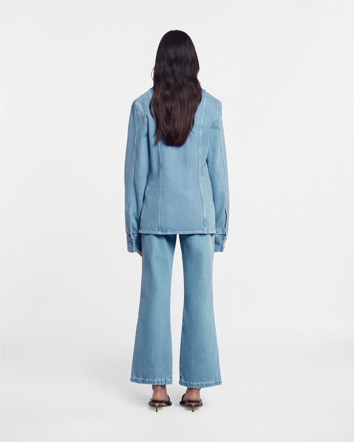 Cropped Kick-Flare Jeans - 2