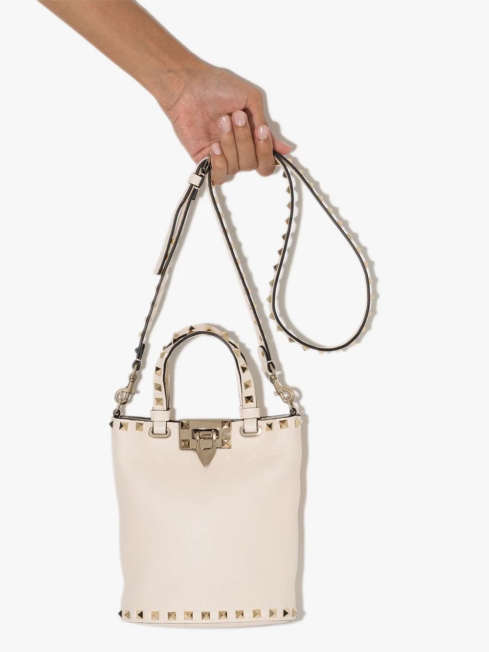 mini Rockstud bucket bag - 4